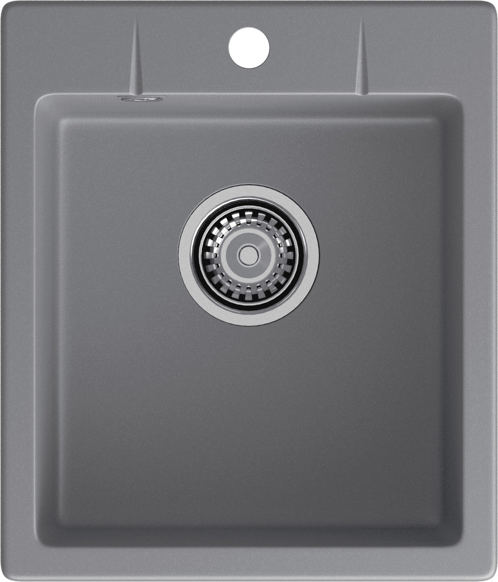 Кухонная мойка GRANFEST URBAN UR-242 темно-серый - фото