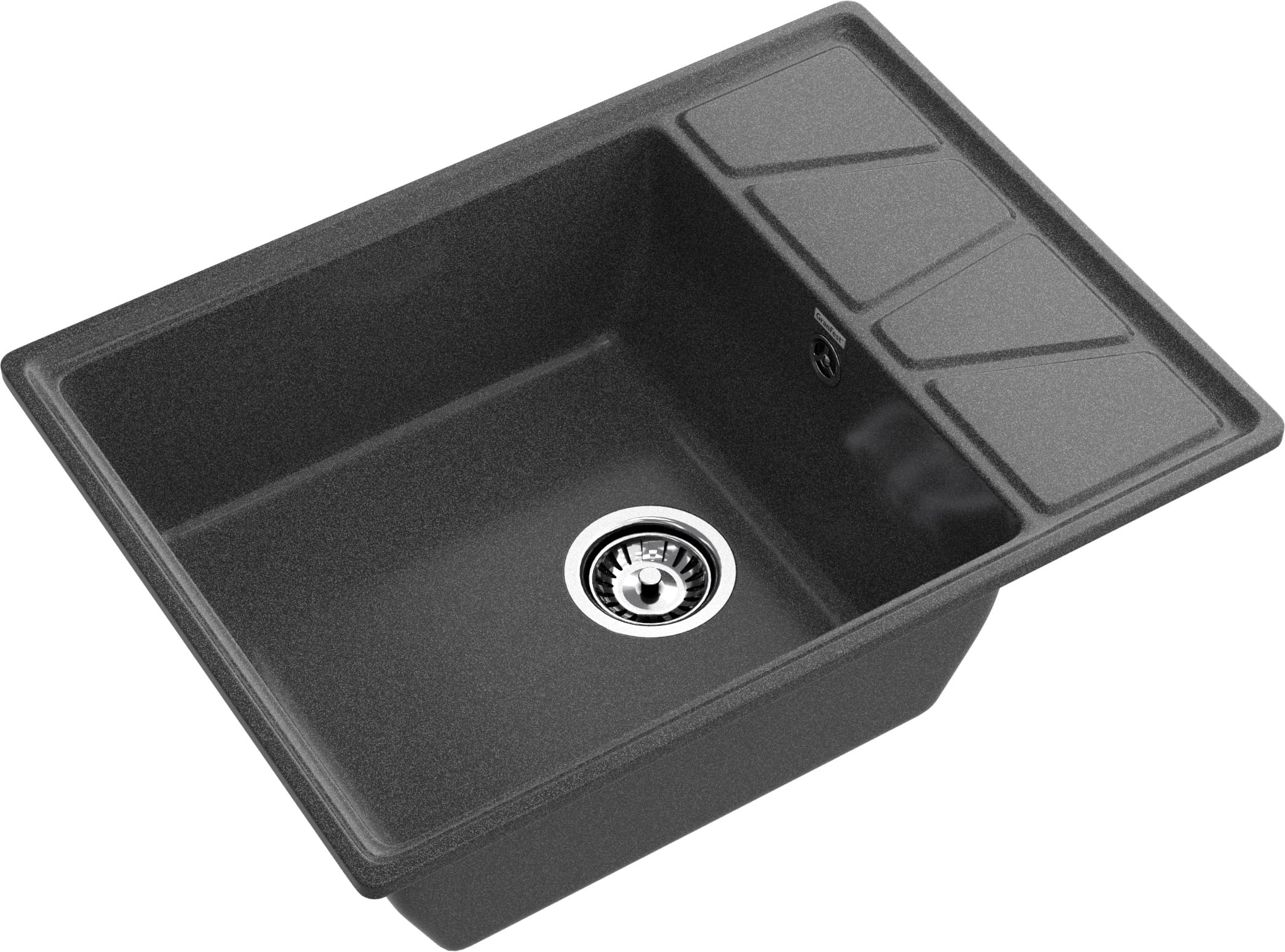 Кухонная мойка GRANFEST VERTEX V-680L графит - фото2