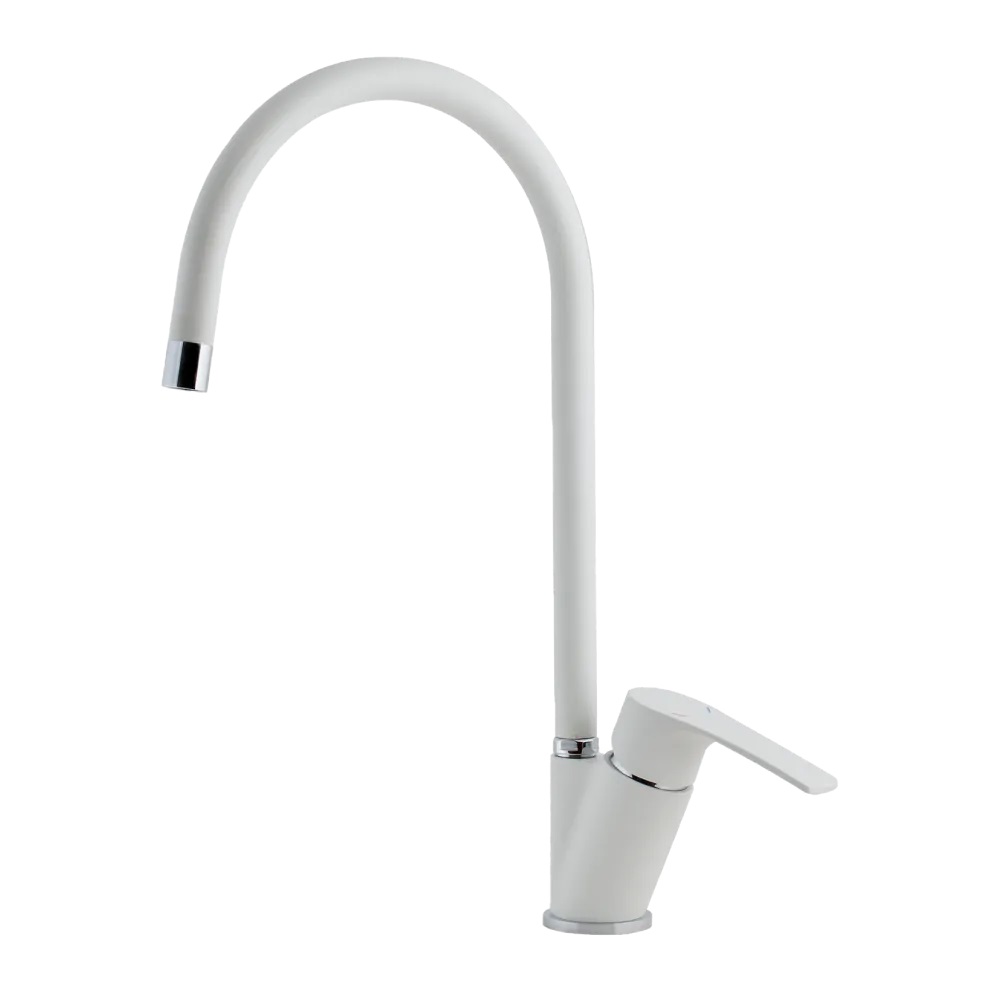 Смеситель для кухни GRANFEST 5023 иней - фото