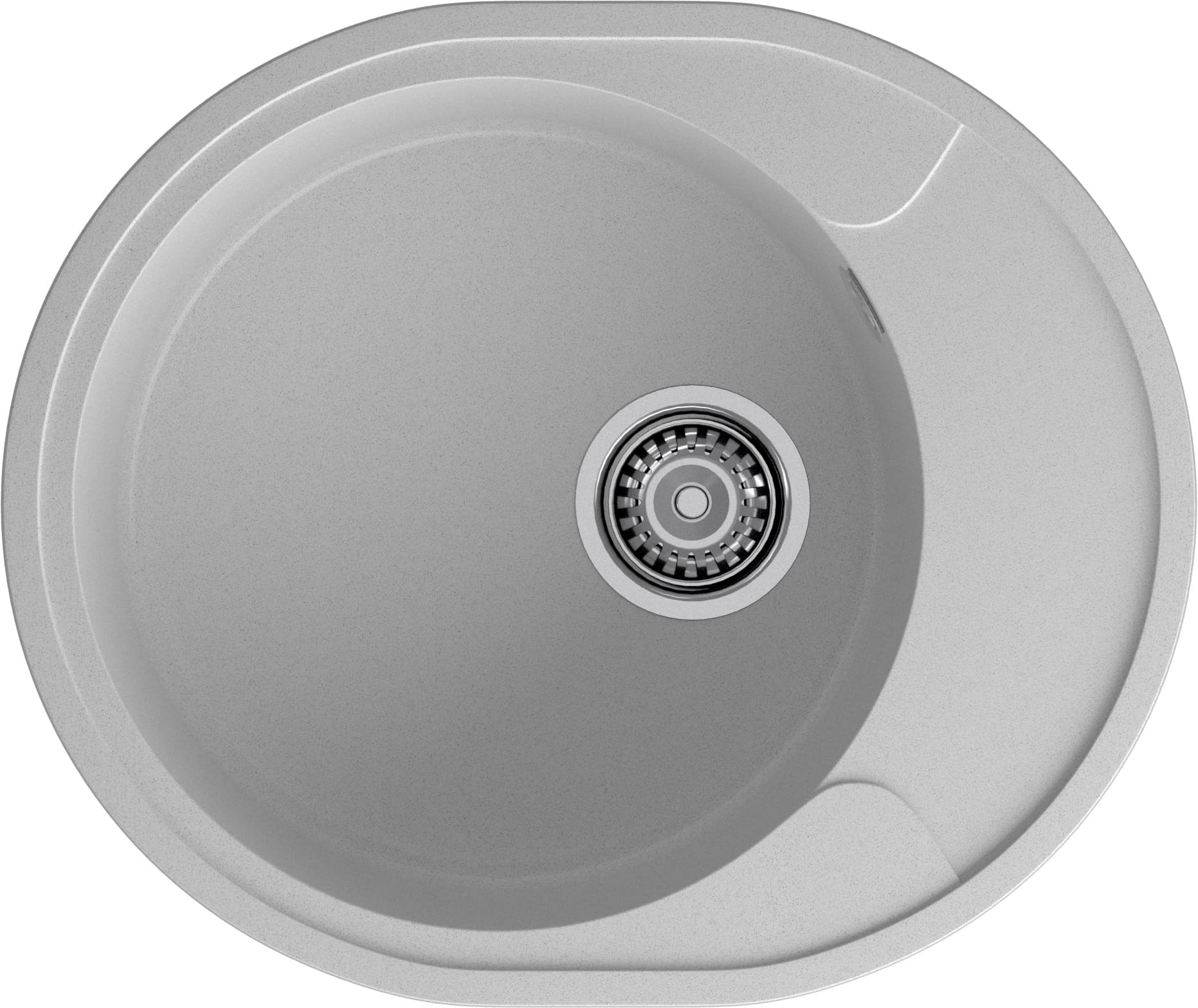 Кухонная мойка GRANFEST URBAN UR-857L серый - фото