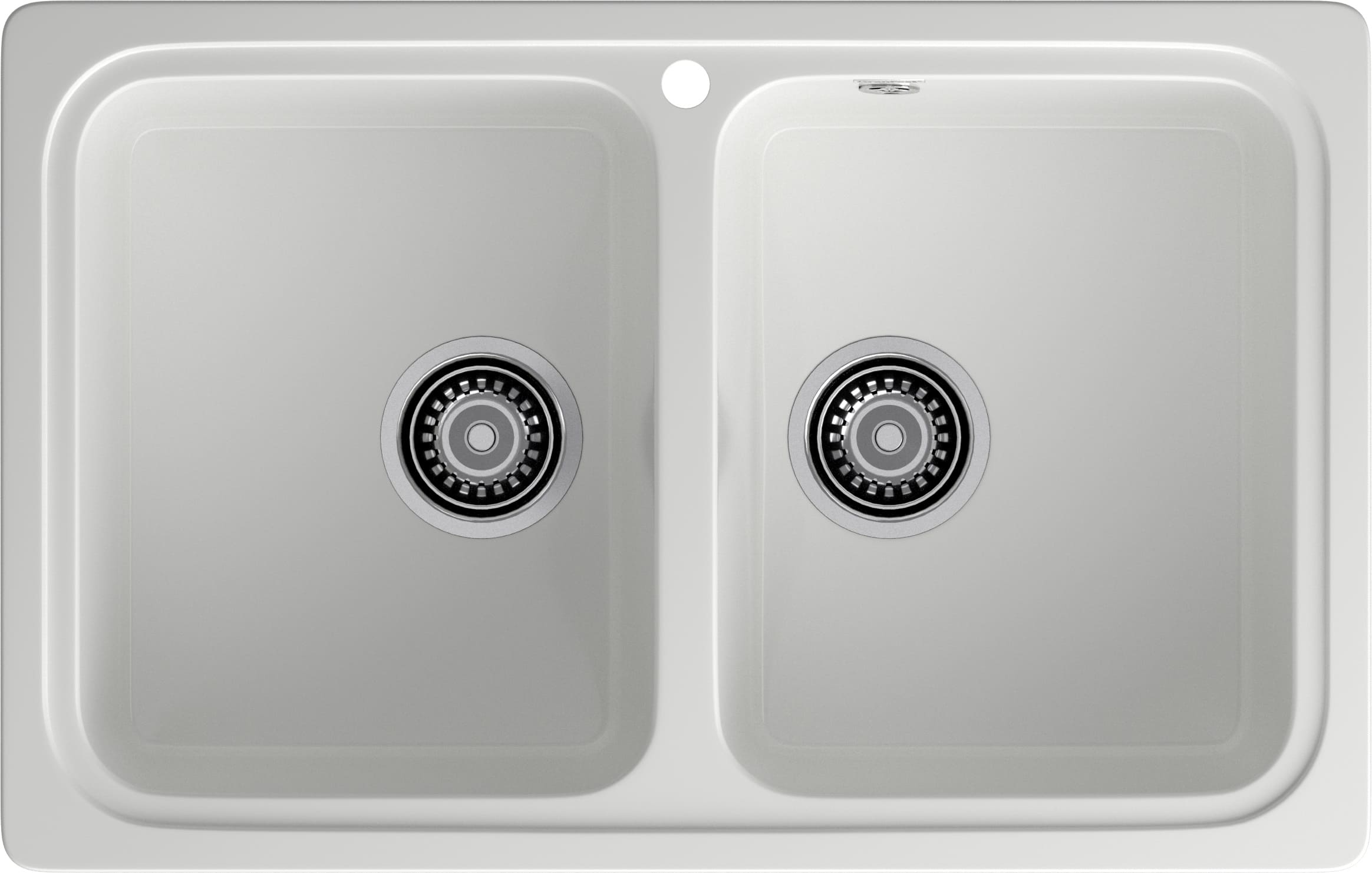 Кухонная мойка GRANFEST STANDART S-780K иней - фото