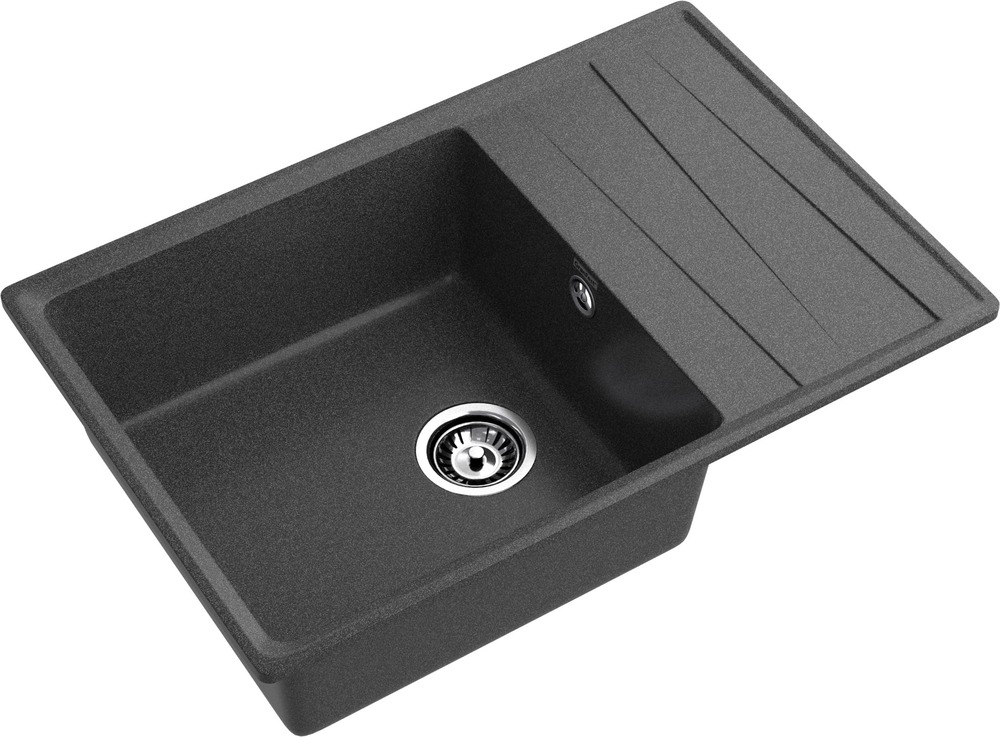 Кухонная мойка GRANFEST LEVEL LV-760L графит - фото2