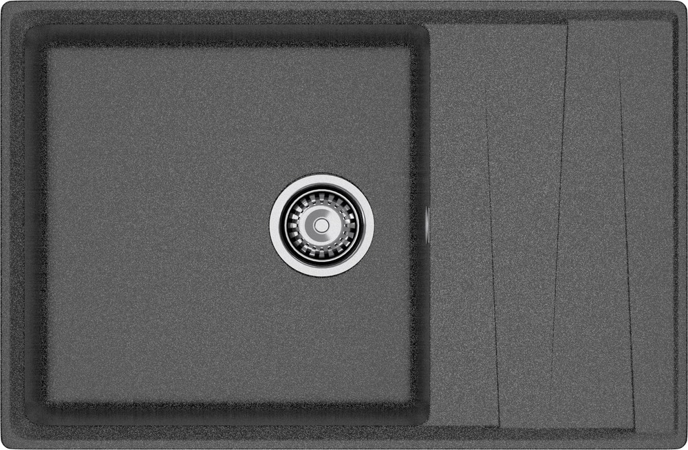 Кухонная мойка GRANFEST LEVEL LV-760L графит - фото
