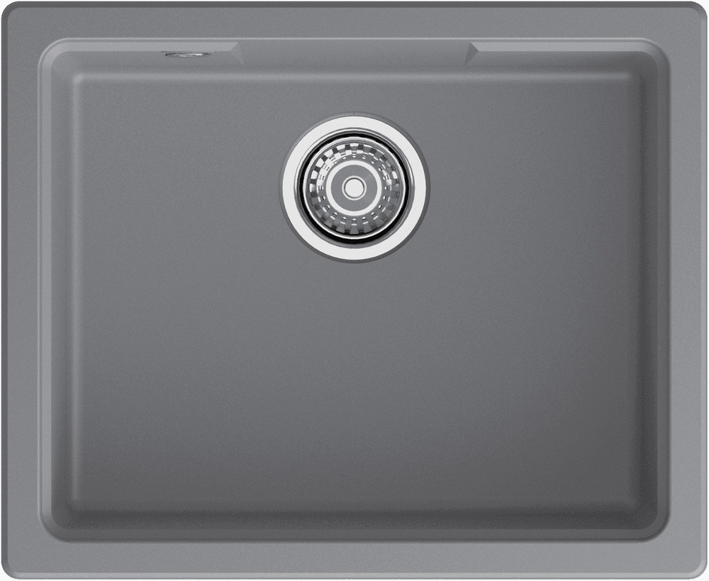 Кухонная мойка GRANFEST URBAN UR-4555 темно-серый - фото