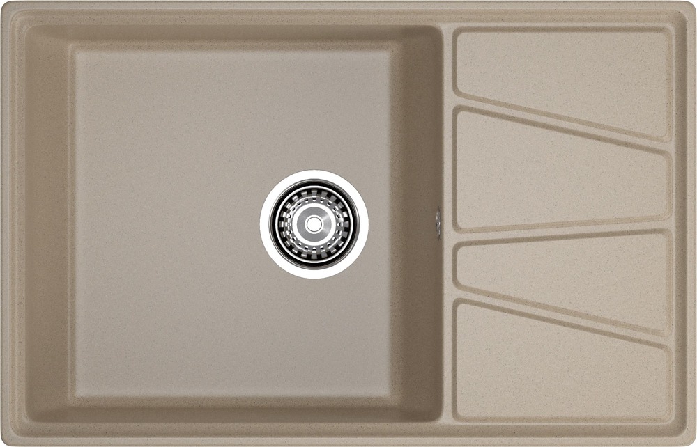 Кухонная мойка GRANFEST VERTEX V-780L песочный - фото