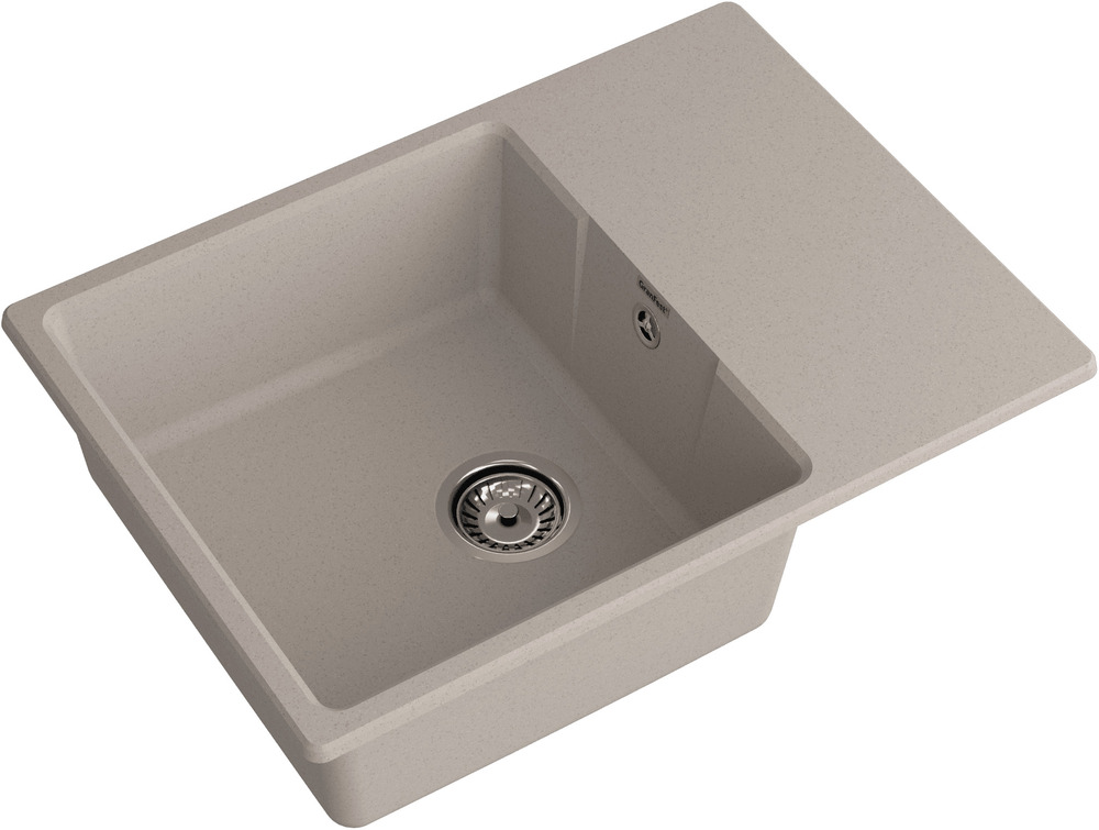 Кухонная мойка GRANFEST URBAN UR-668L песочный - фото2
