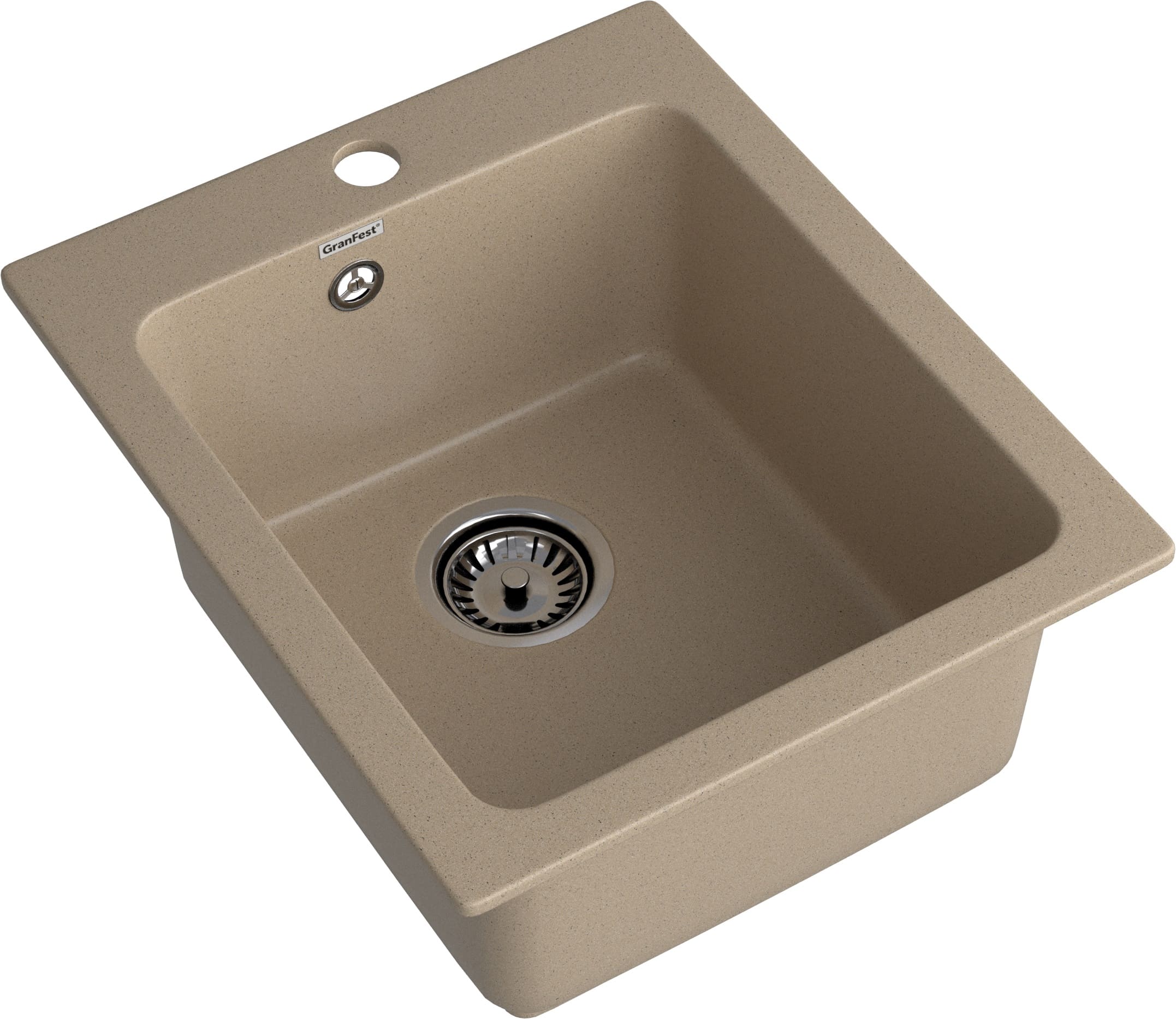 Кухонная мойка GRANFEST PRACTIK P-505 песочный - фото2