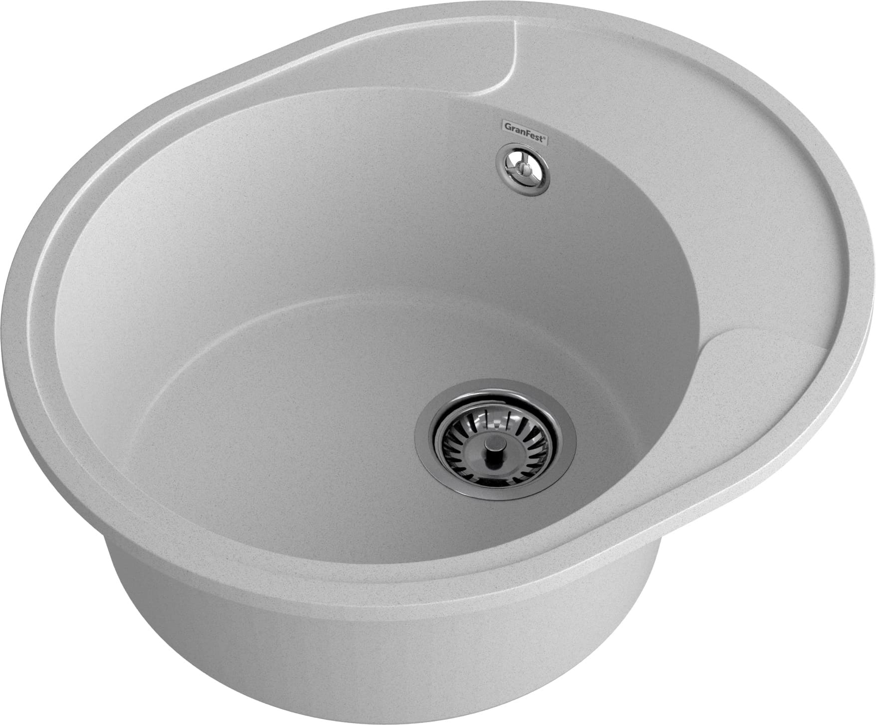 Кухонная мойка GRANFEST URBAN UR-857L серый - фото2