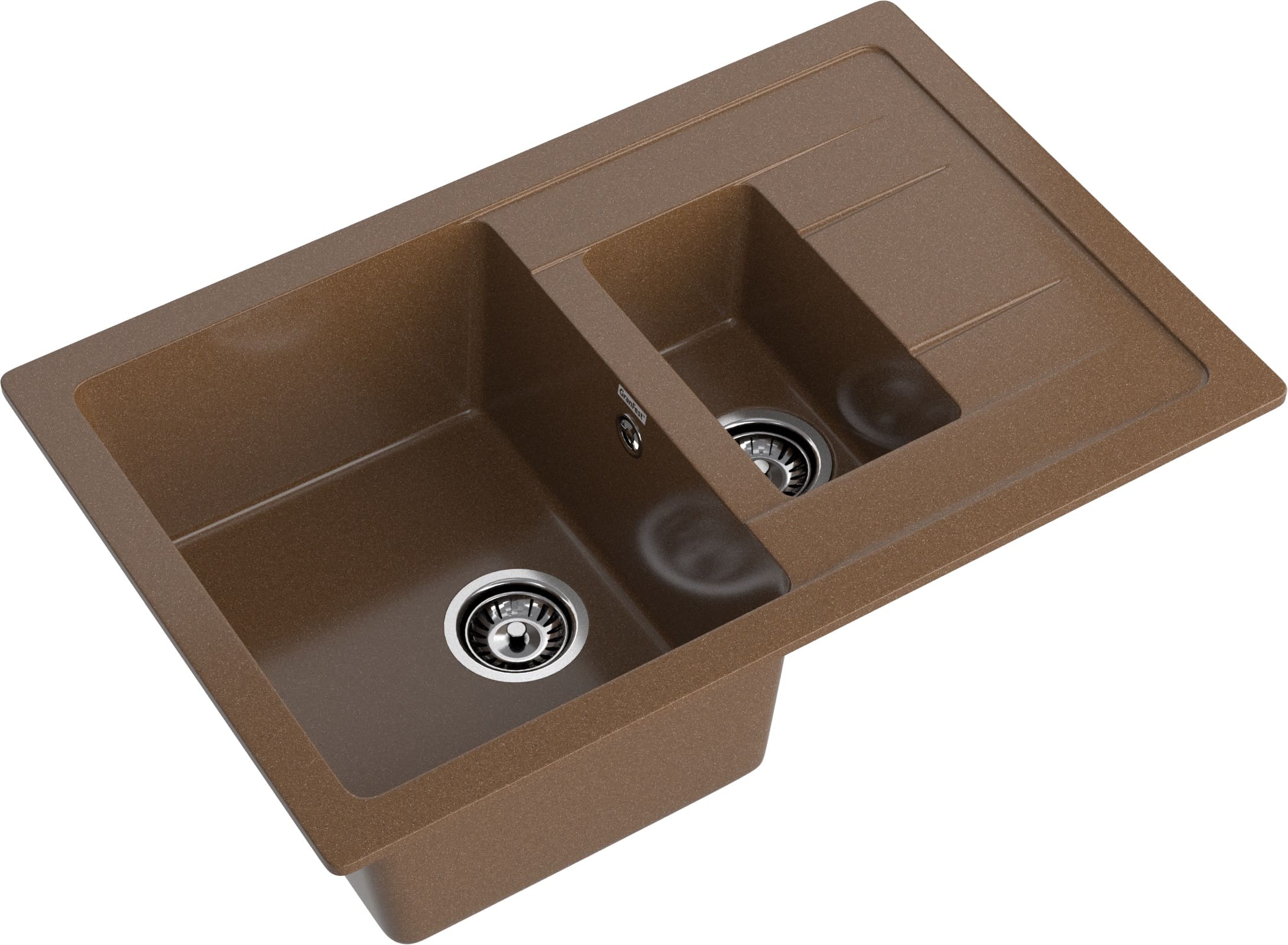 Кухонная мойка GRANFEST QUADRO Q-775KL терракот - фото2