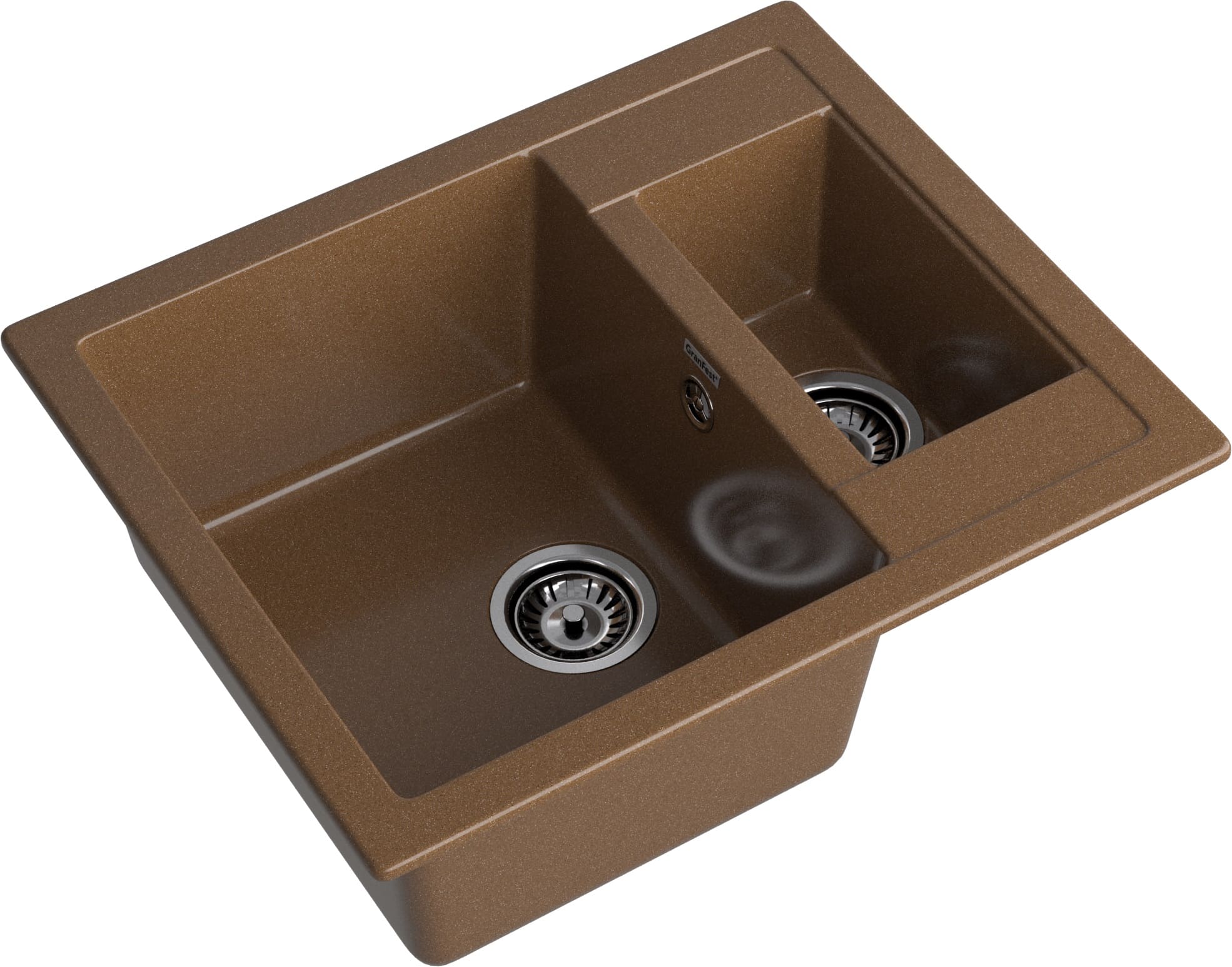 Кухонная мойка GRANFEST QUADRO Q-610K терракот - фото2