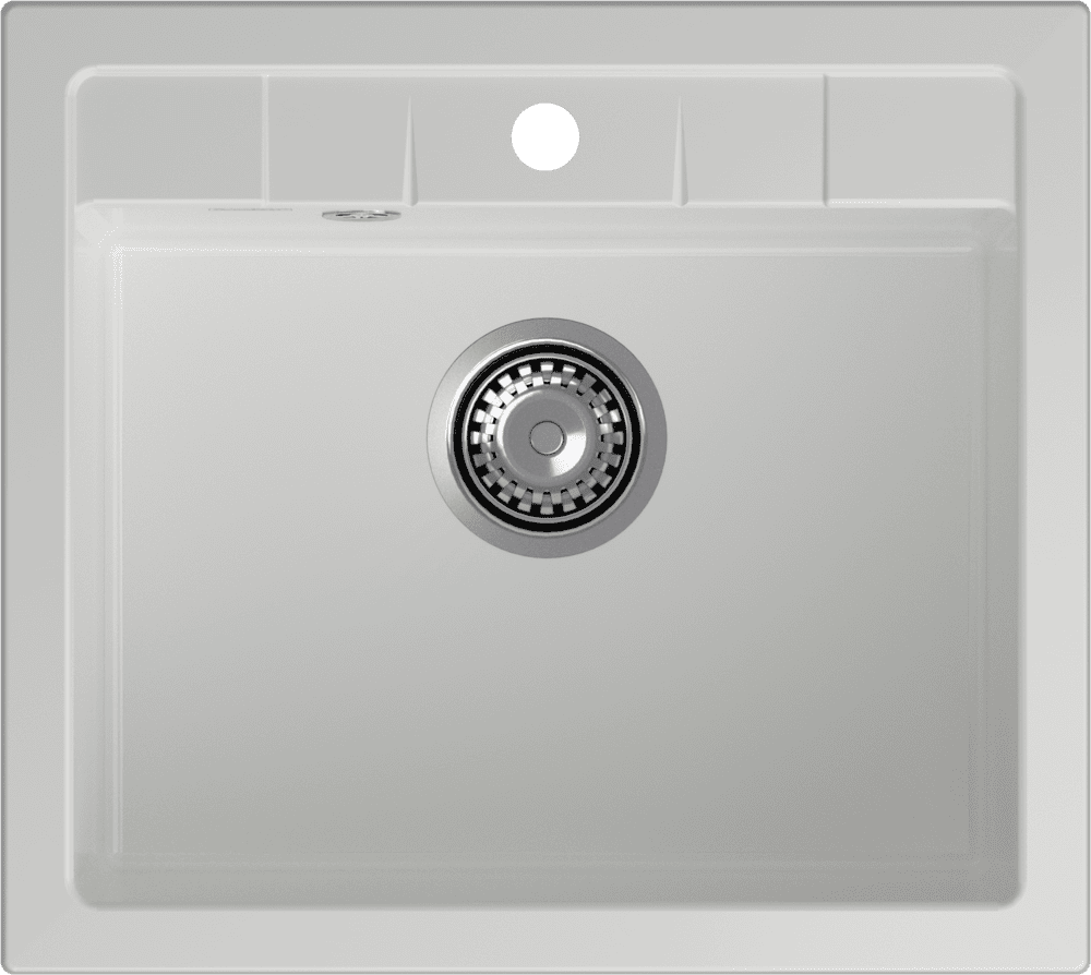 Кухонная мойка GRANFEST QUADRO Q-561 иней - фото
