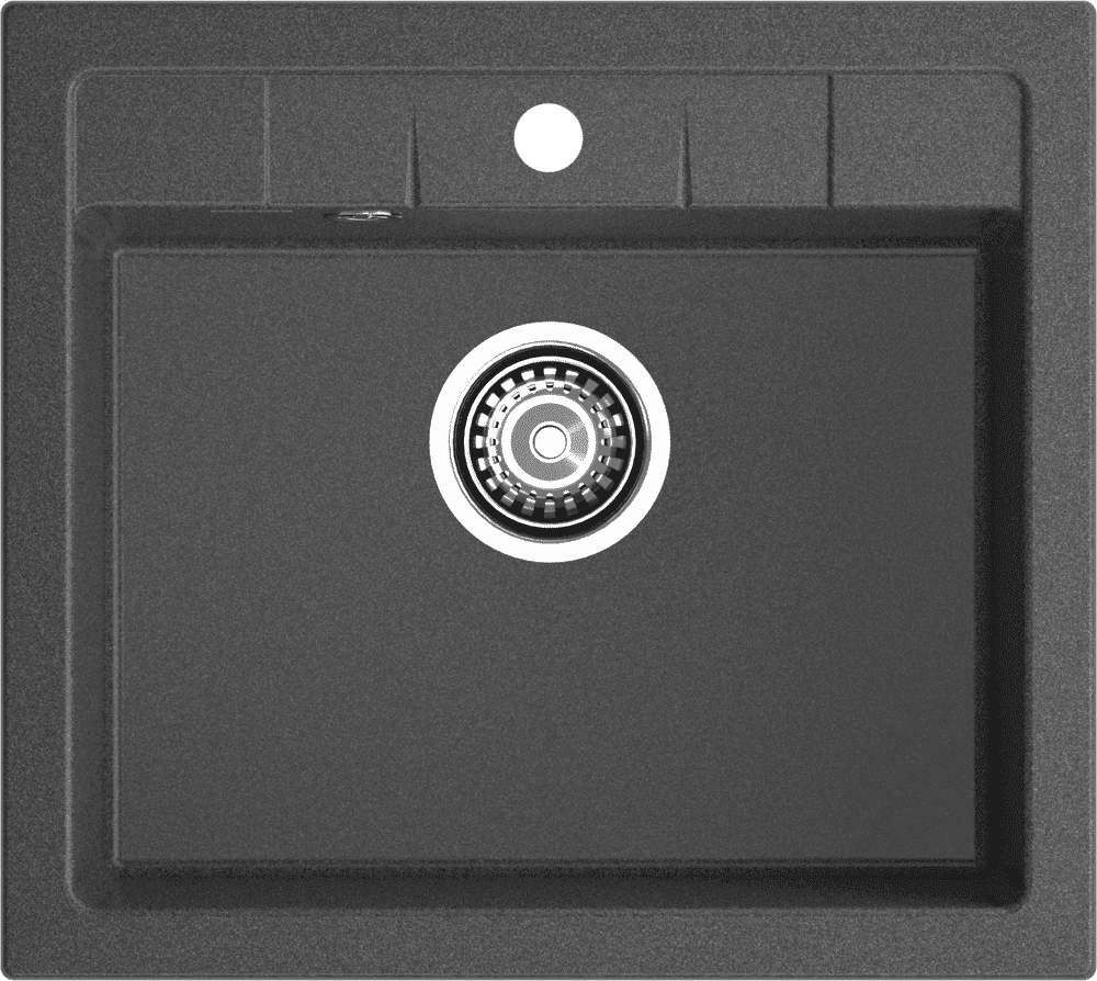 Кухонная мойка GRANFEST QUADRO Q-561 графит - фото
