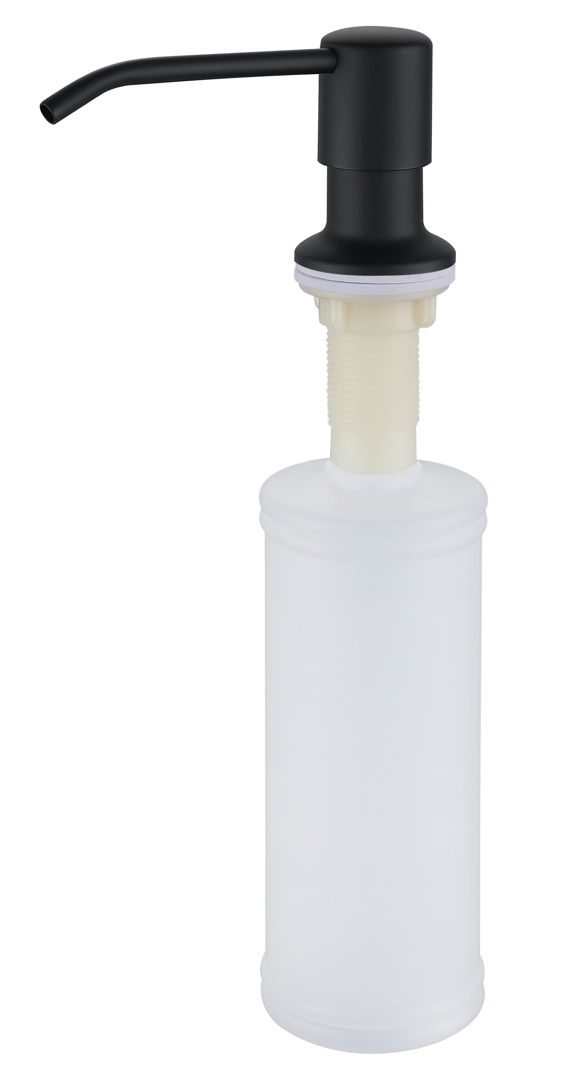 Дозатор GRANFEST QUARZ Круглый Z-5001 черный - фото