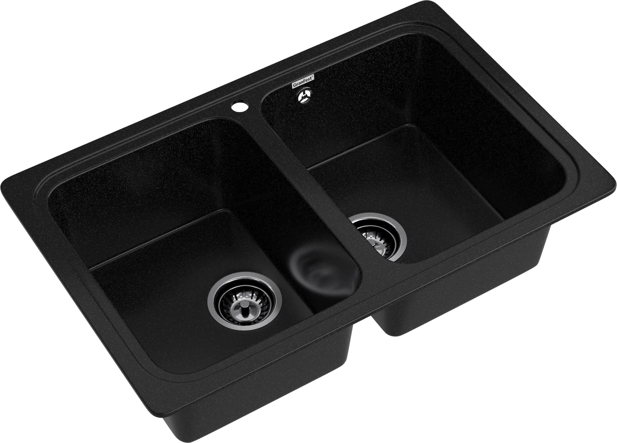 Кухонная мойка GRANFEST STANDART S-780K черный - фото2