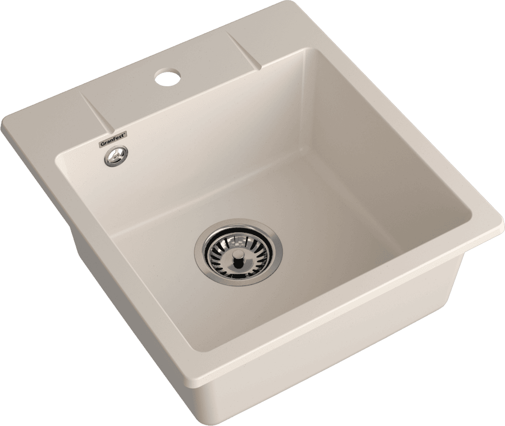 Кухонная мойка GRANFEST URBAN UR-245 белый - фото2
