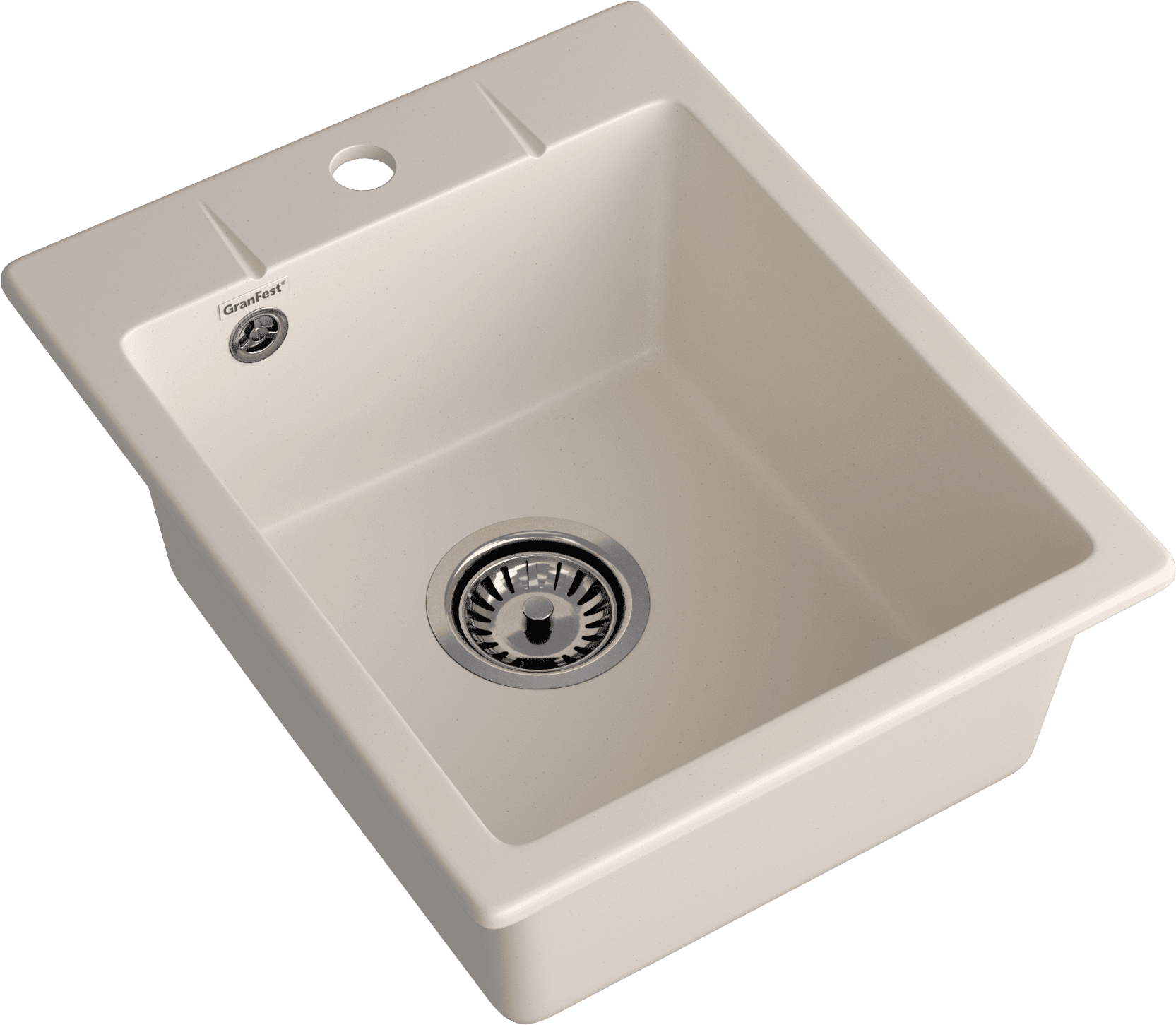 Кухонная мойка GRANFEST URBAN UR-240 белый - фото2