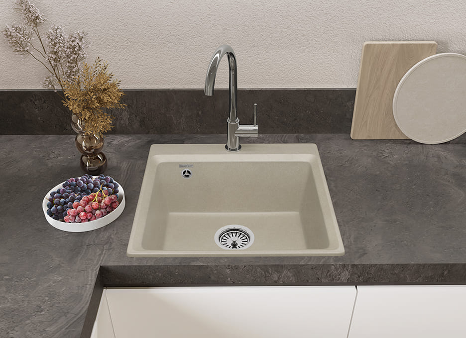 Кухонная мойка GRANFEST LEVEL LV-510 топаз - фото4