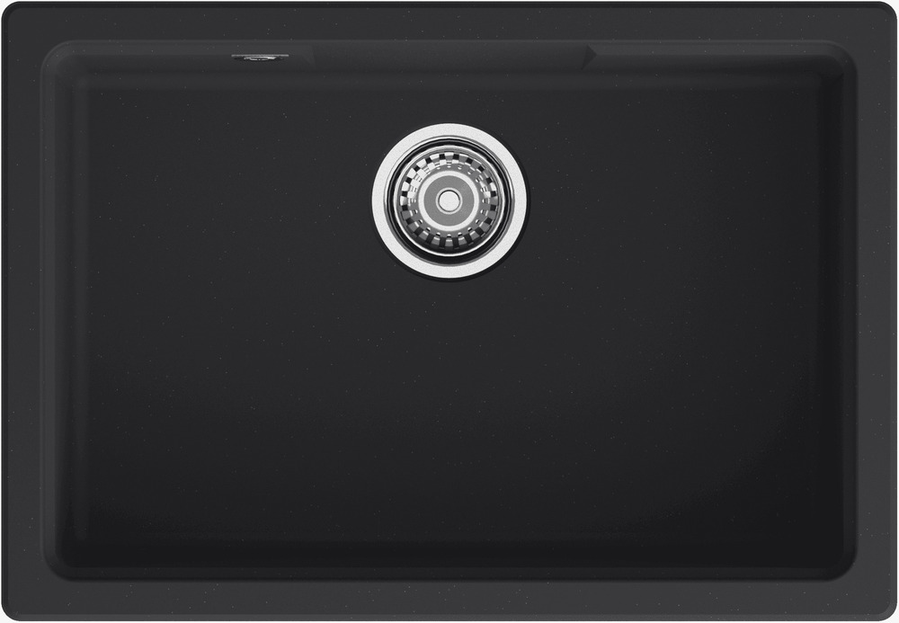 Кухонная мойка GRANFEST URBAN UR-4565 черный - фото