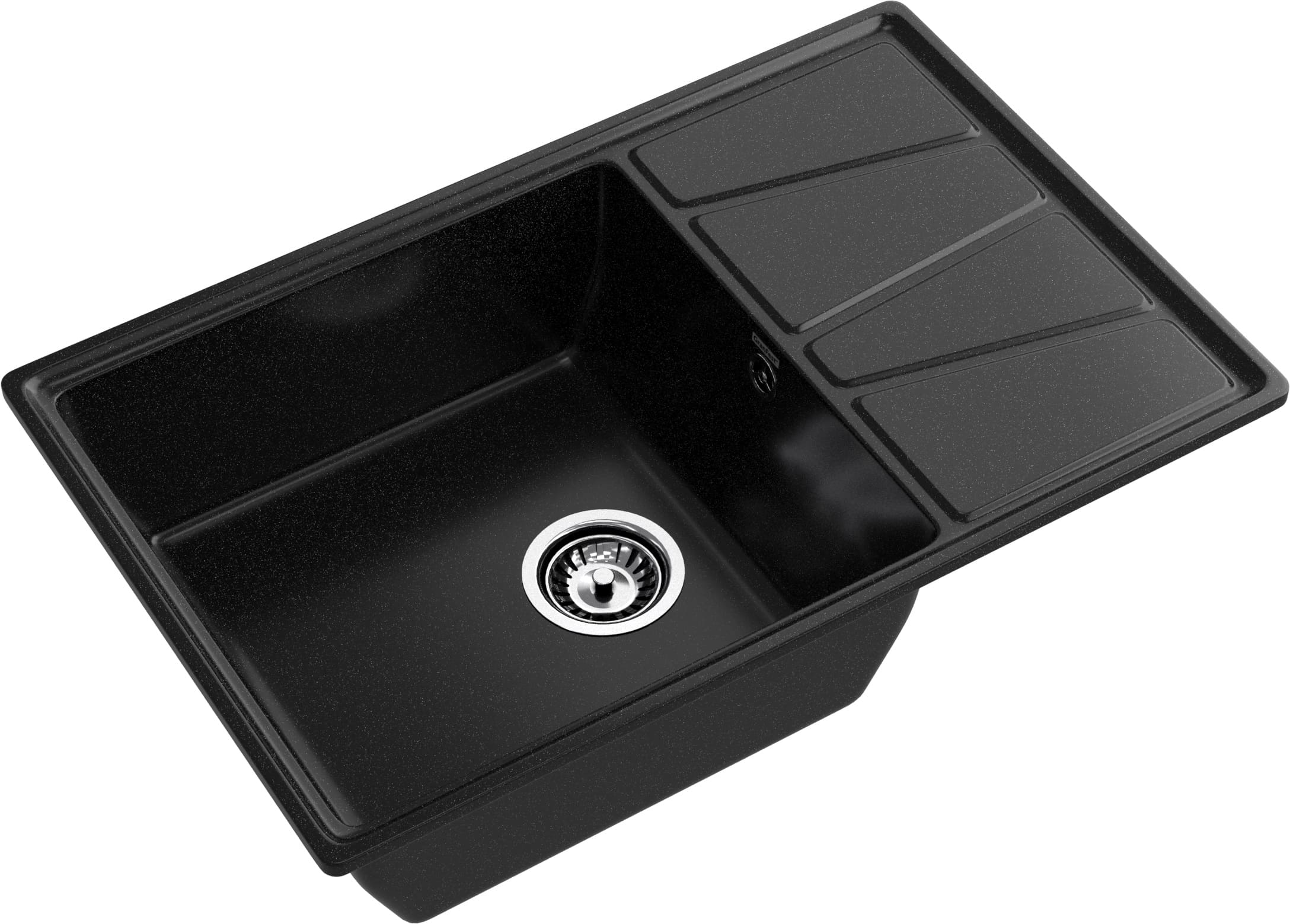 Кухонная мойка GRANFEST VERTEX V-780L черный - фото2