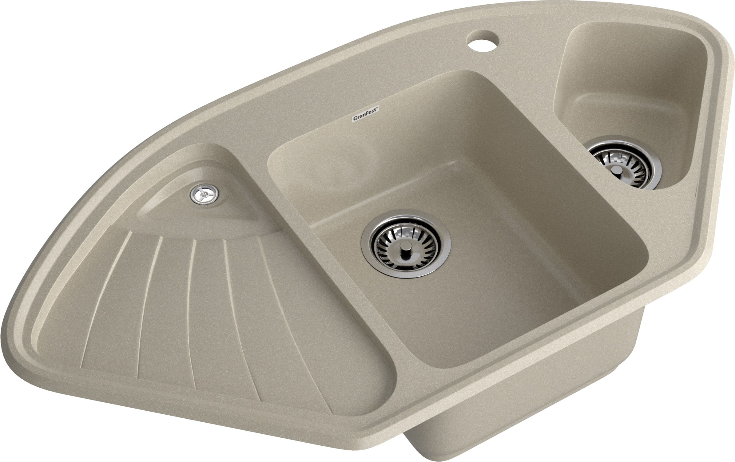 Кухонная мойка GRANFEST CORNER C-1040E топаз - фото2