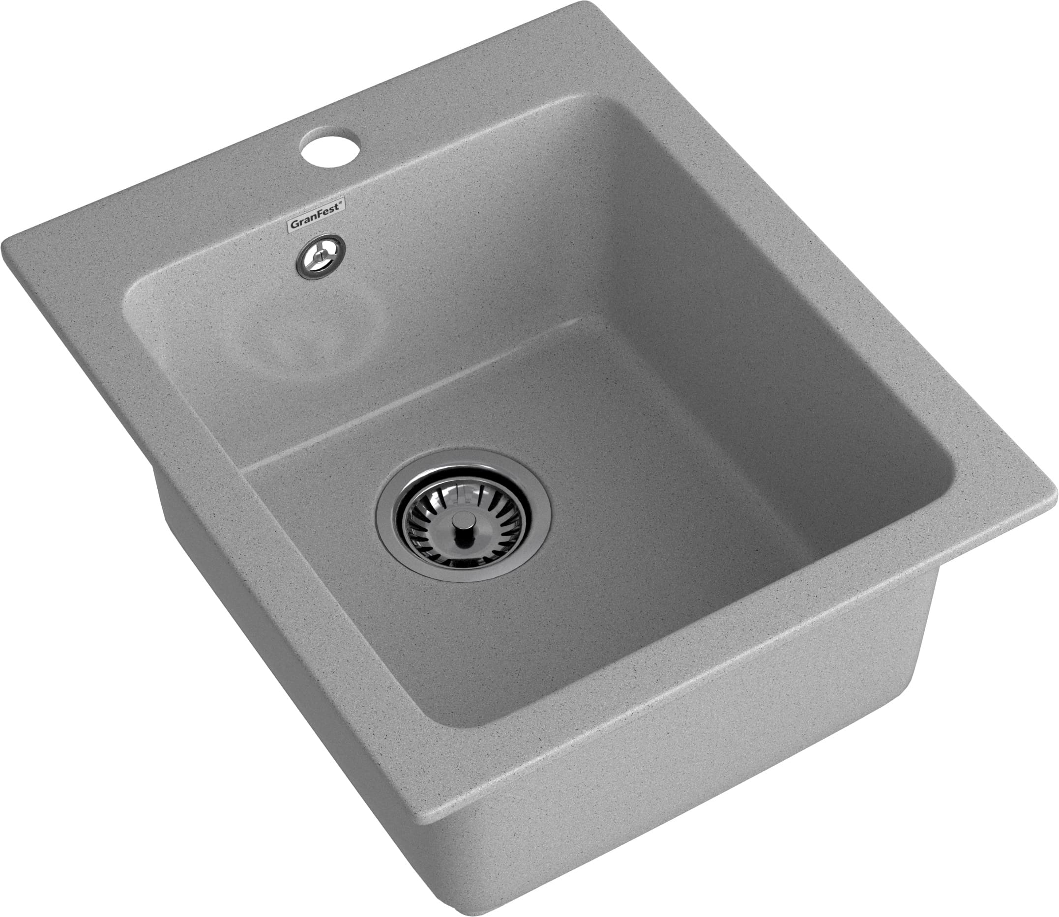 Кухонная мойка GRANFEST PRACTIK P-505 серый - фото2