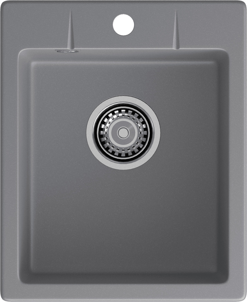 Кухонная мойка GRANFEST URBAN UR-240 темно-серый - фото