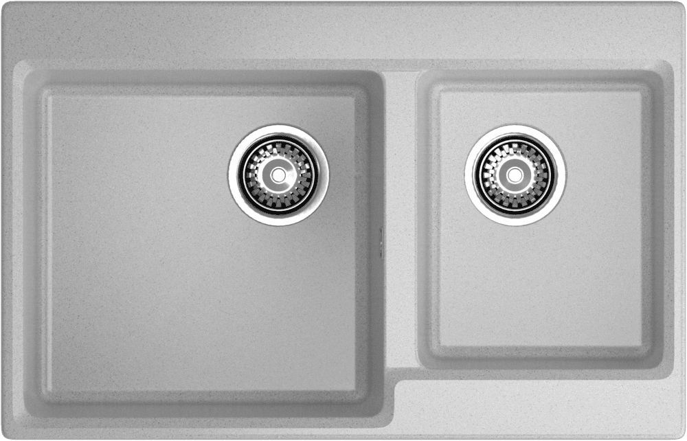 Кухонная мойка GRANFEST LEVEL LV-780K серый - фото