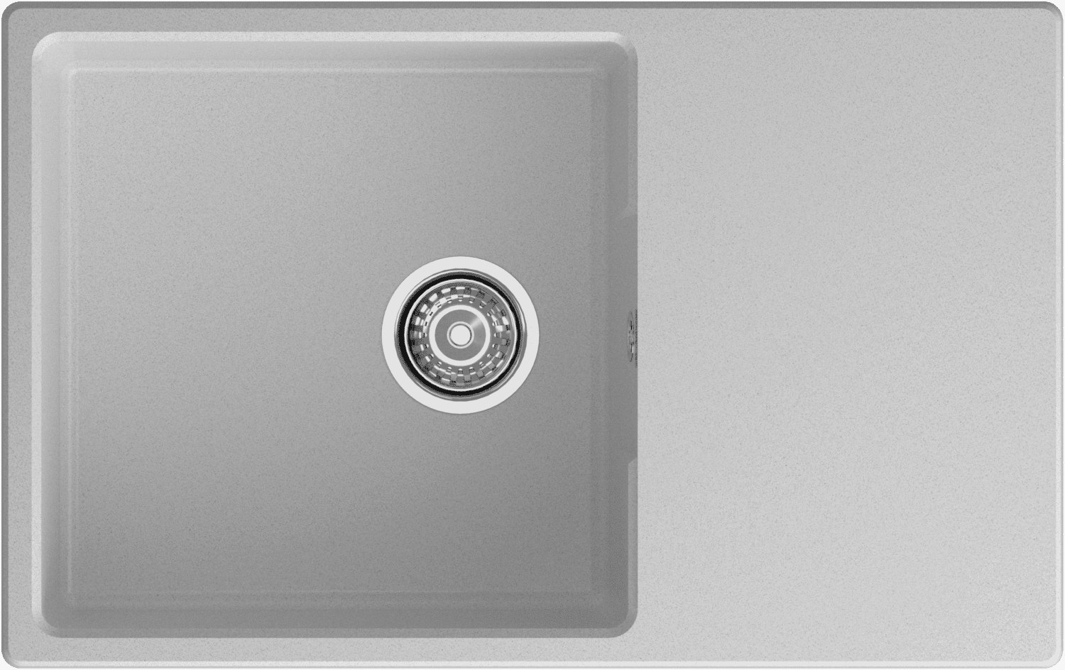 Кухонная мойка GRANFEST URBAN UR-678L серый - фото