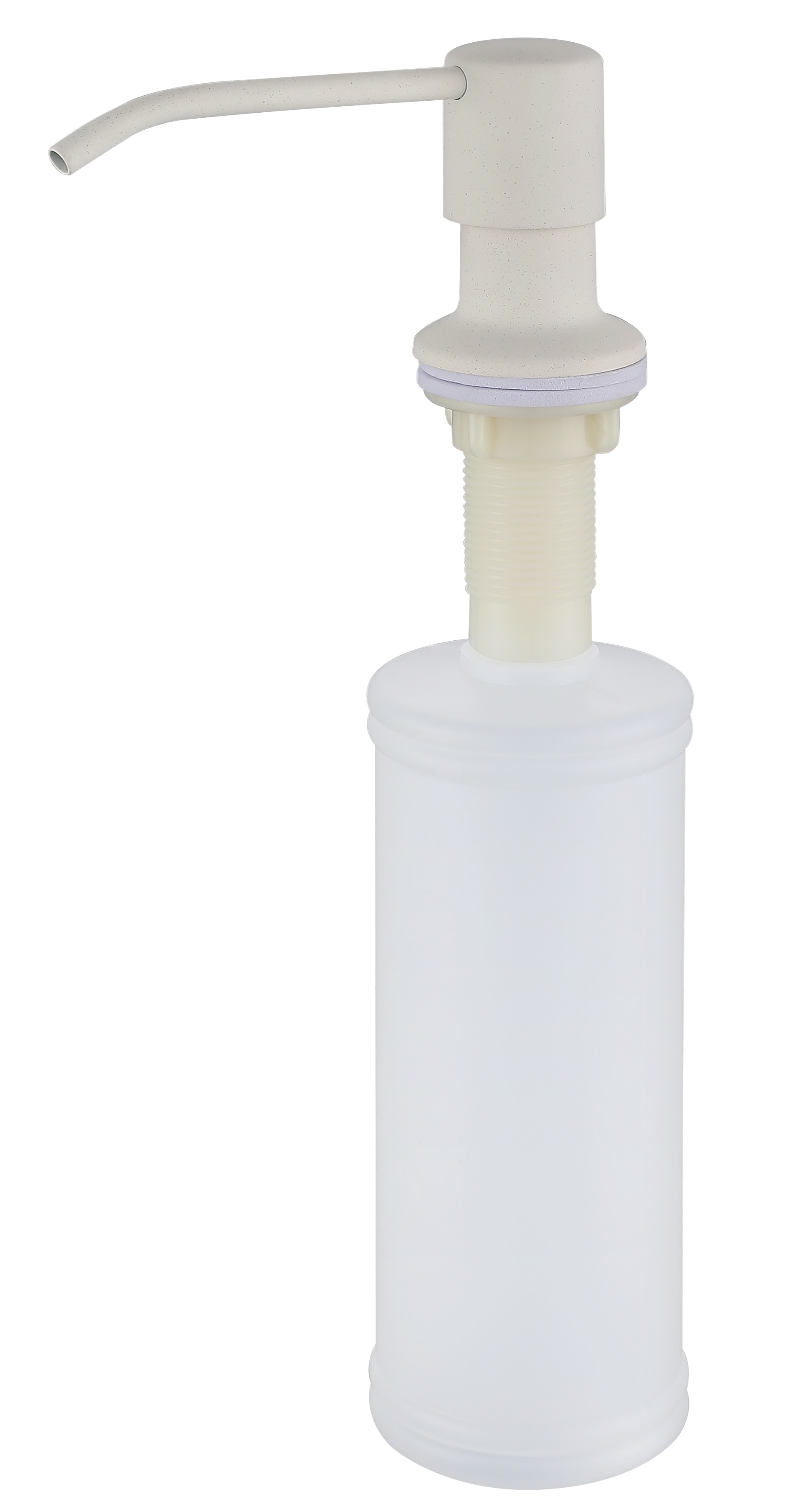 Дозатор GRANFEST QUARZ Круглый Z-5001 белый - фото