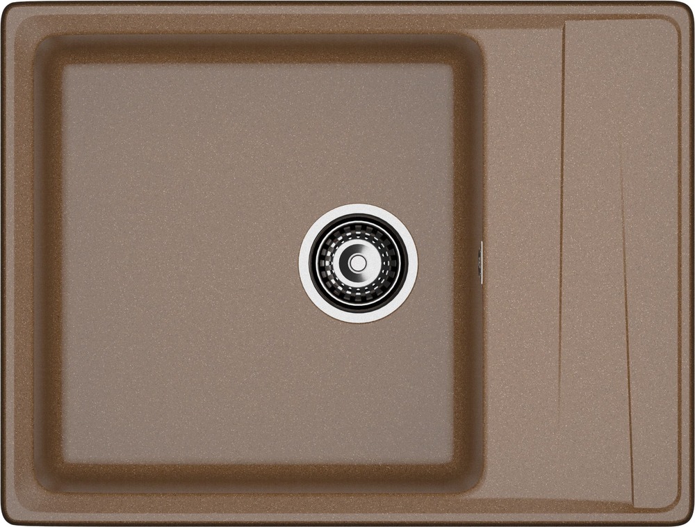 Кухонная мойка GRANFEST LEVEL LV-660L терракот - фото