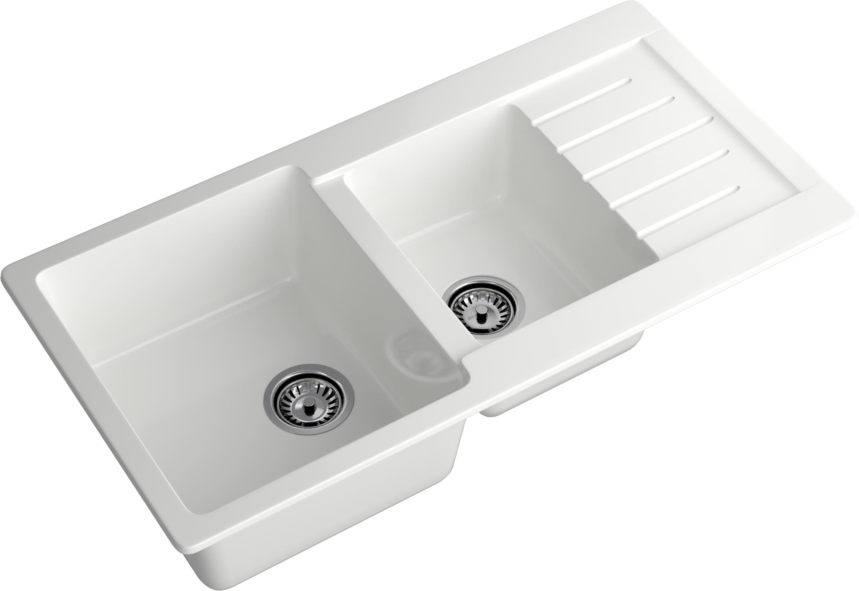 Кухонная мойка GRANFEST PRACTIK P-980KL иней - фото2