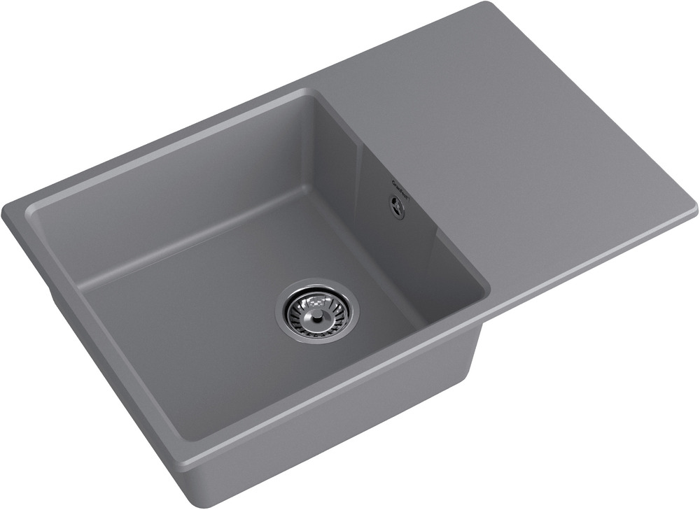 Кухонная мойка GRANFEST URBAN UR-678L темно-серый - фото2