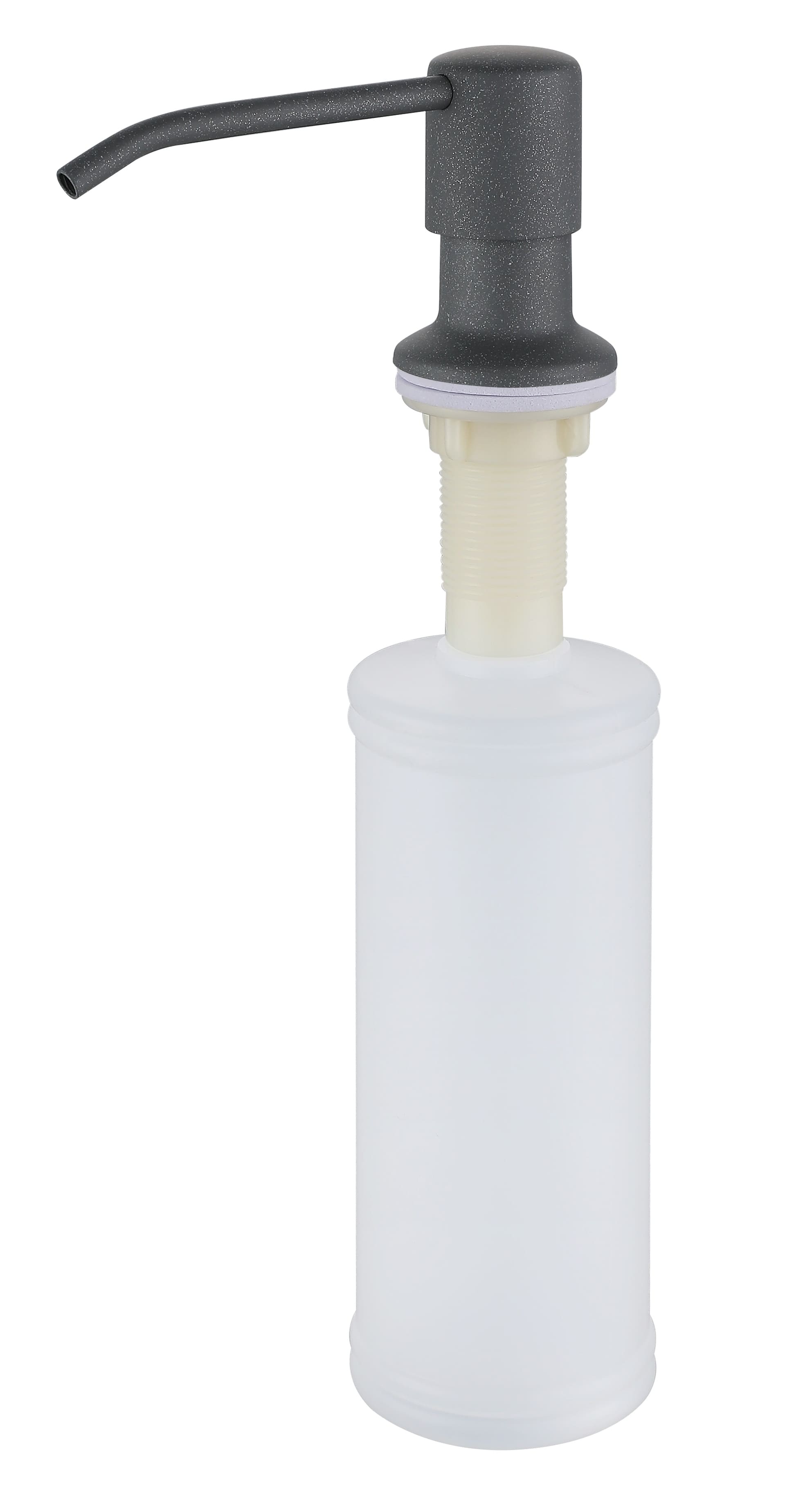 Дозатор GRANFEST QUARZ Круглый Z-5001 темно-серый - фото