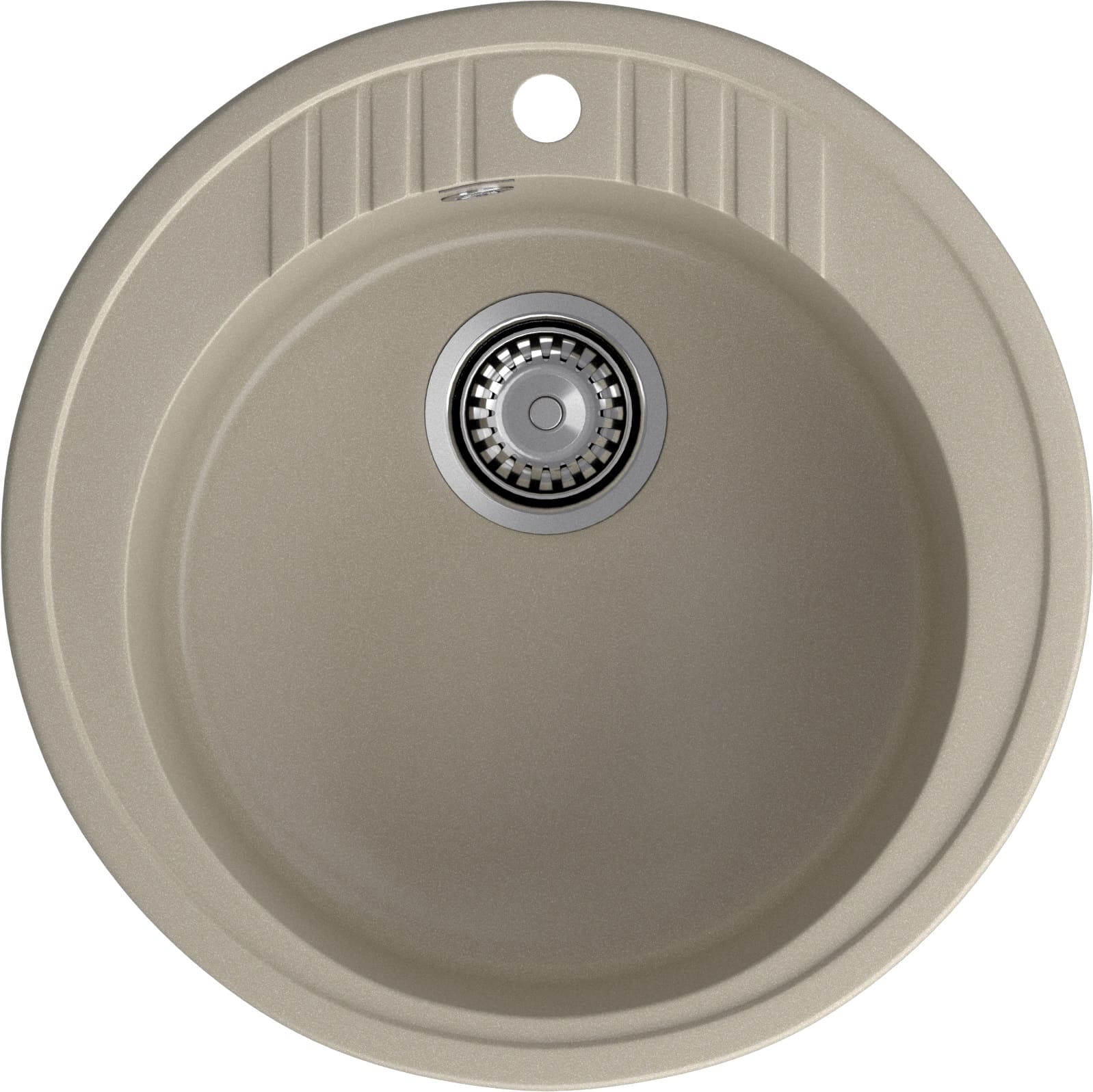 Кухонная мойка GRANFEST RONDO R-520 топаз - фото