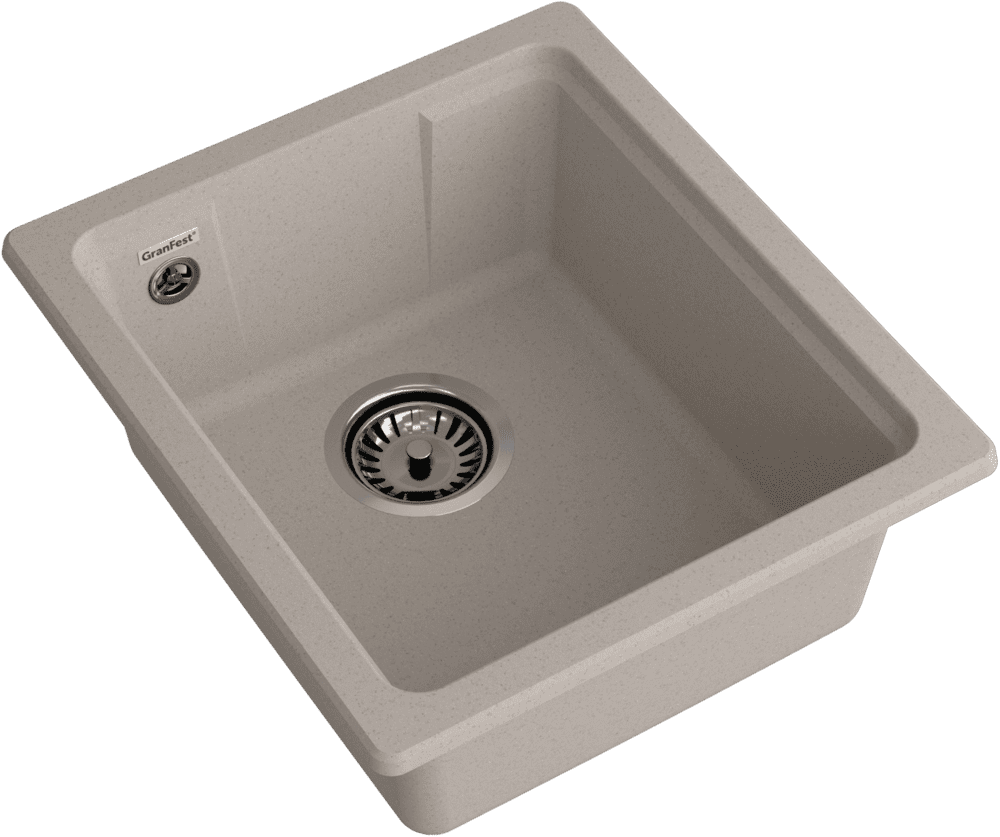 Кухонная мойка GRANFEST URBAN UR-4540 песочный - фото2