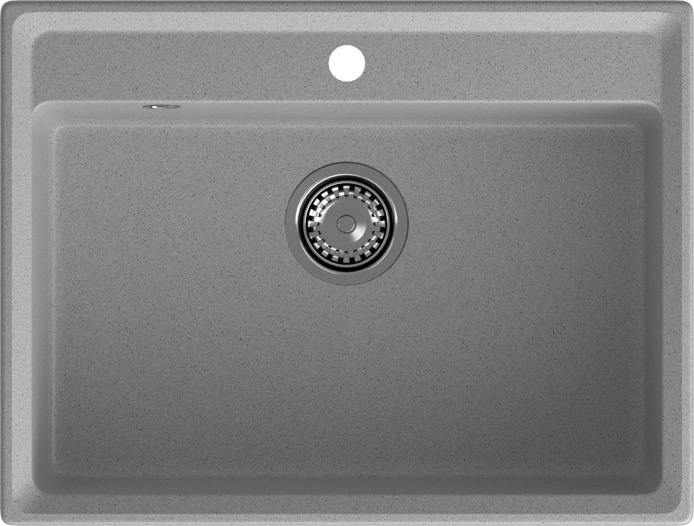 Кухонная мойка GRANFEST LEVEL LV-660 серый - фото