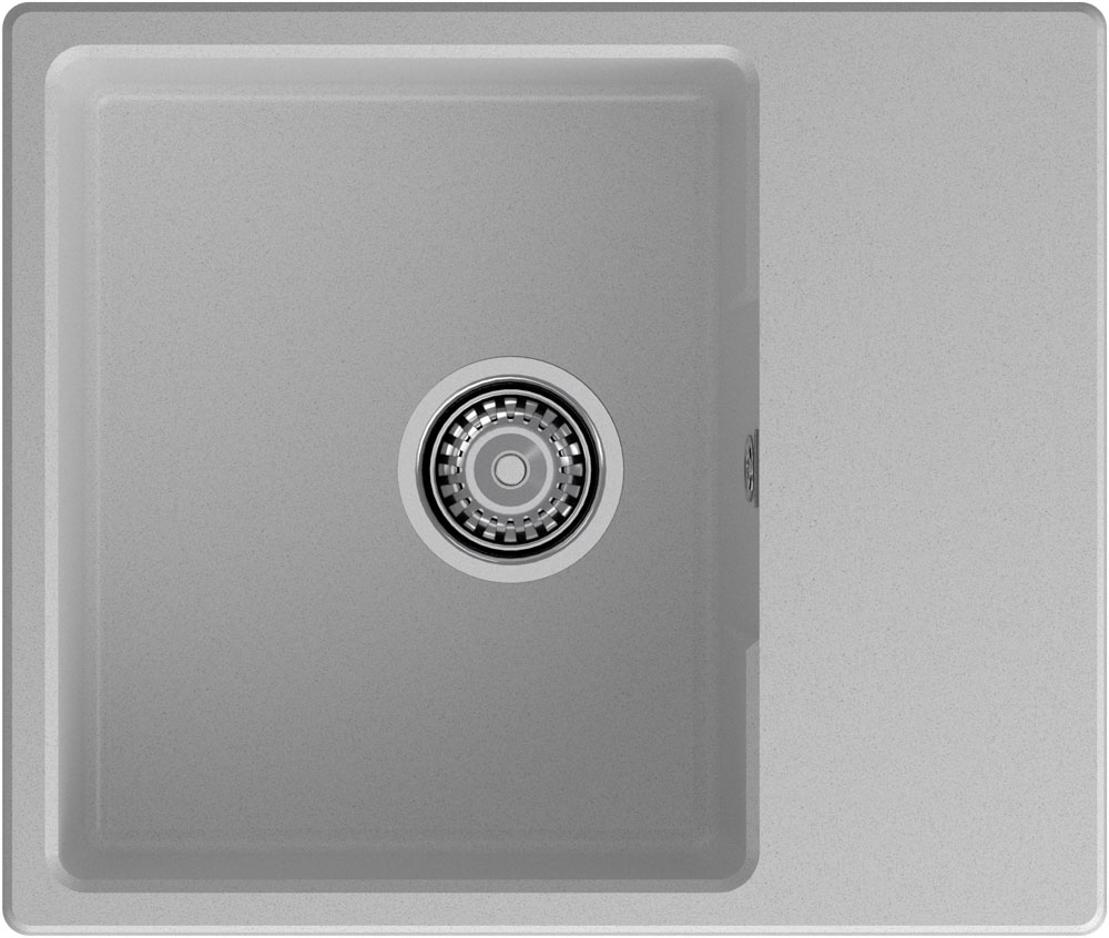Кухонная мойка GRANFEST URBAN UR-658L серый - фото