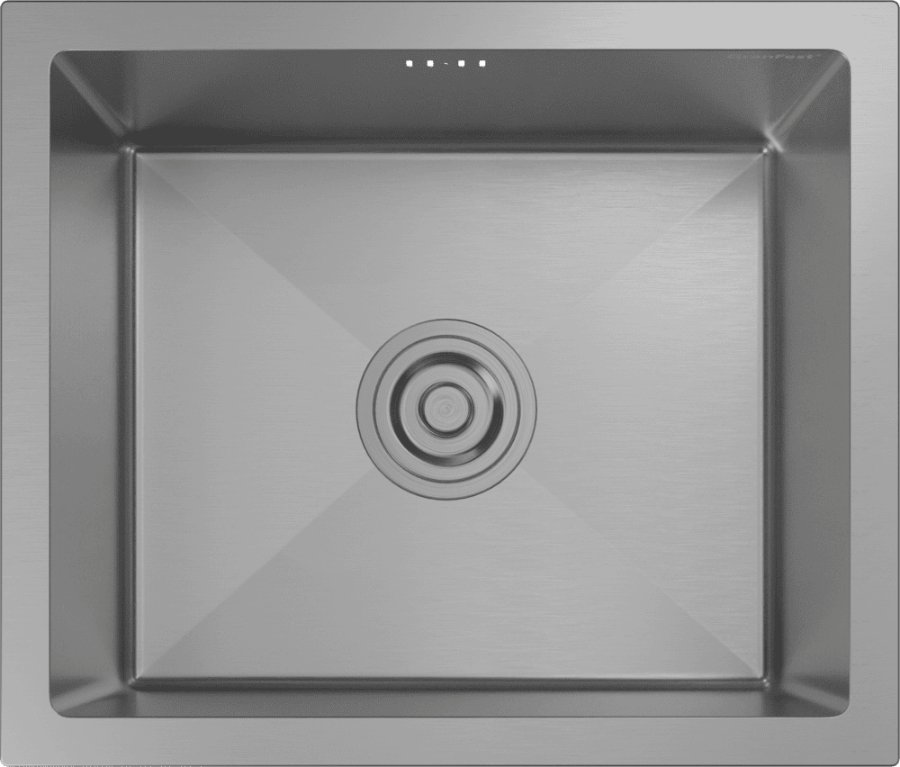 Кухонная мойка из нержавеющей стали GRANFEST METAL 4538 нержавеющая сталь - фото
