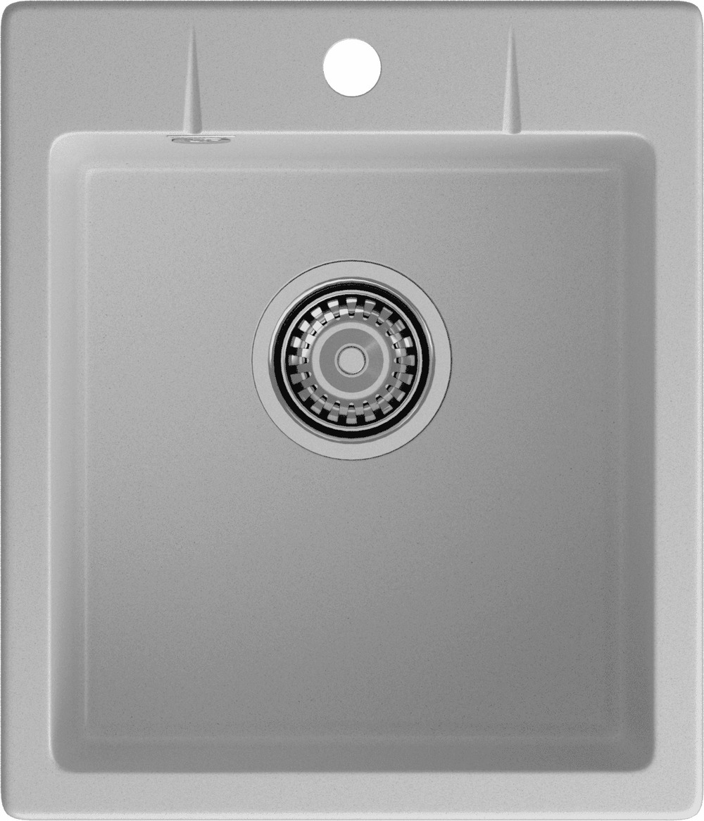 Кухонная мойка GRANFEST URBAN UR-242 серый - фото