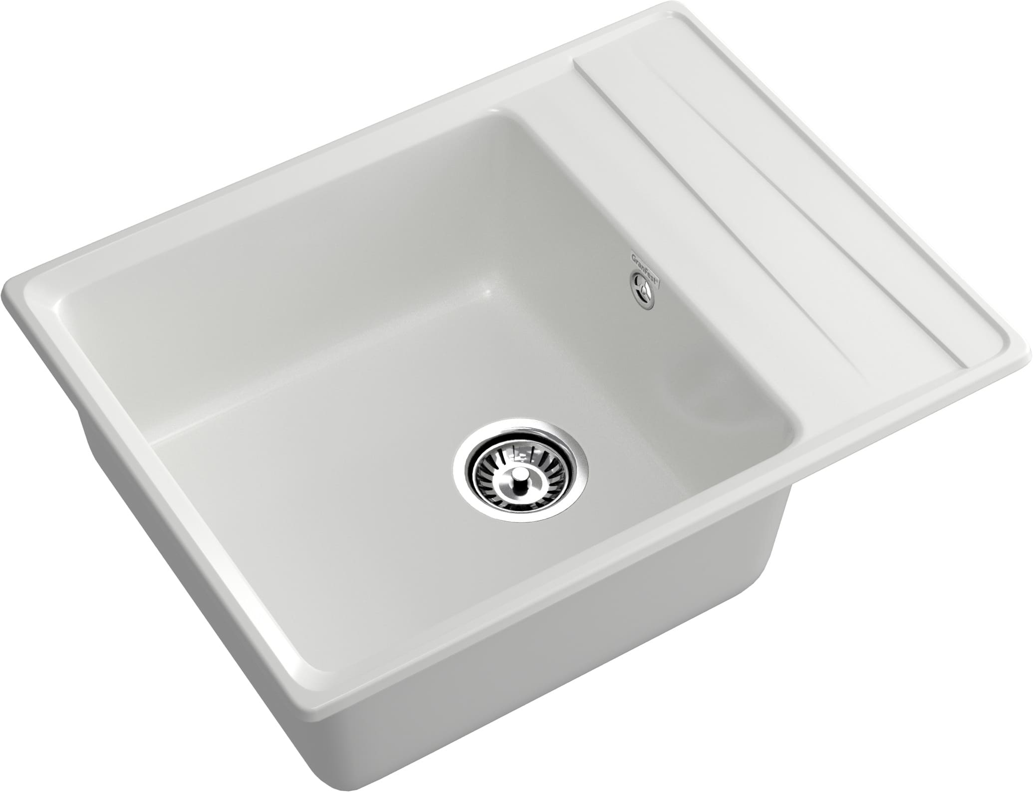 Кухонная мойка GRANFEST LEVEL LV-660L иней - фото2