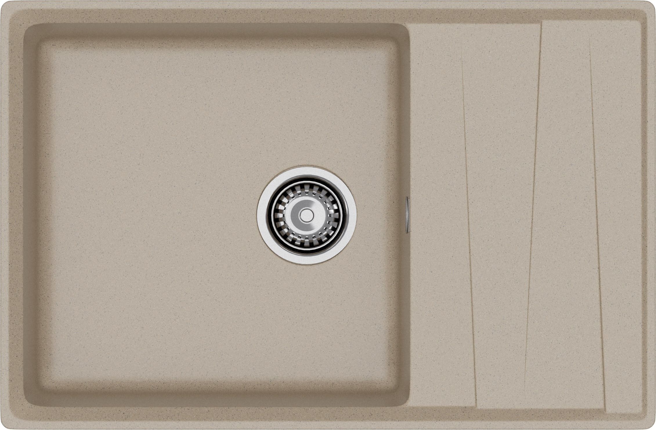 Кухонная мойка GRANFEST LEVEL LV-760L песочный - фото