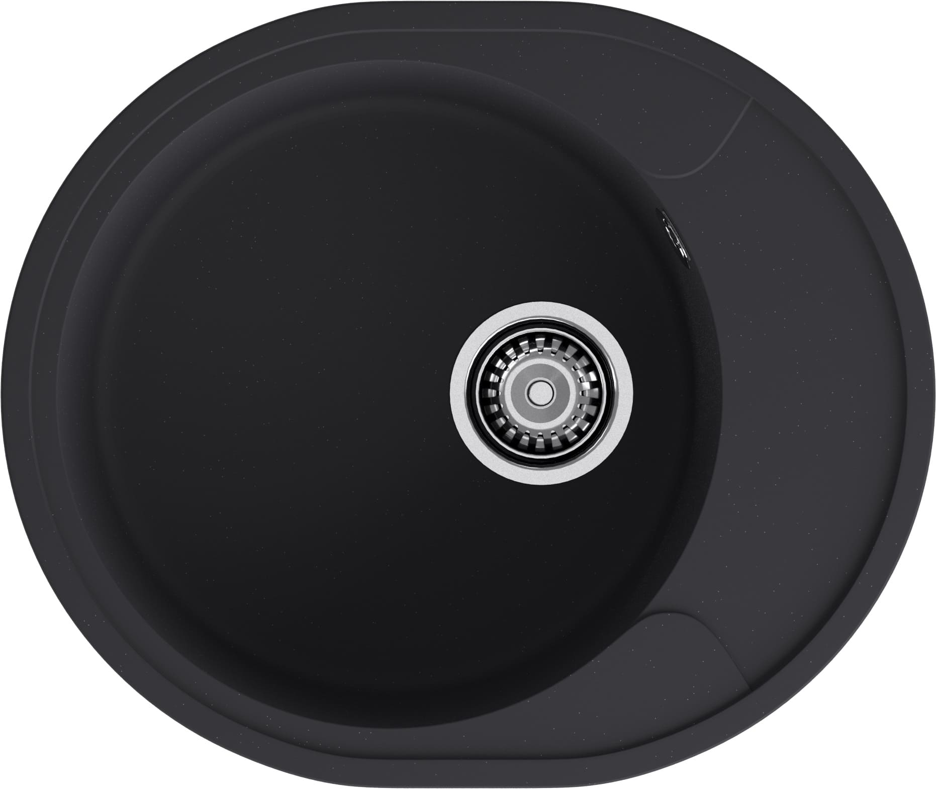 Кухонная мойка GRANFEST URBAN UR-857L черный - фото