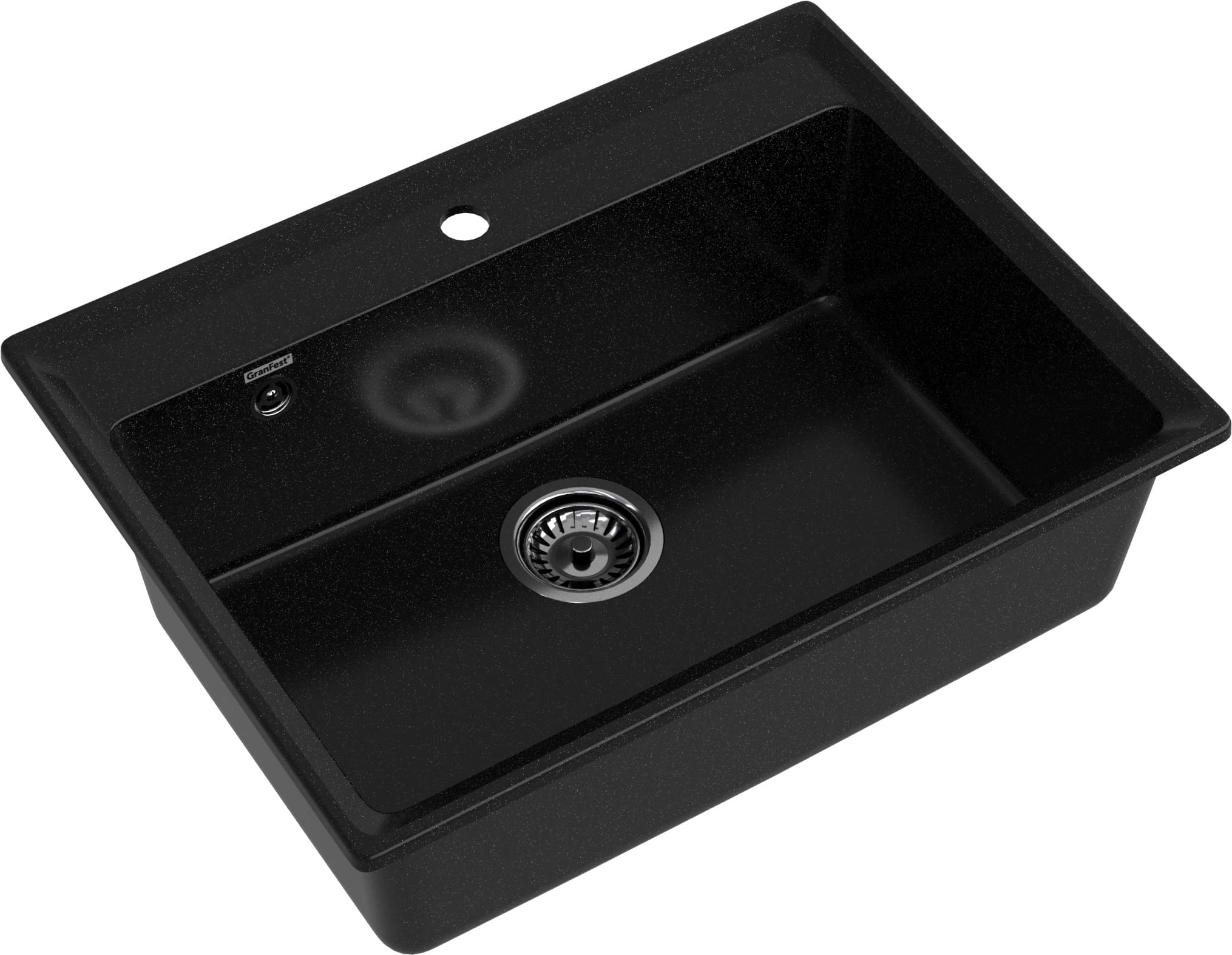 Кухонная мойка GRANFEST LEVEL LV-660 черный - фото2
