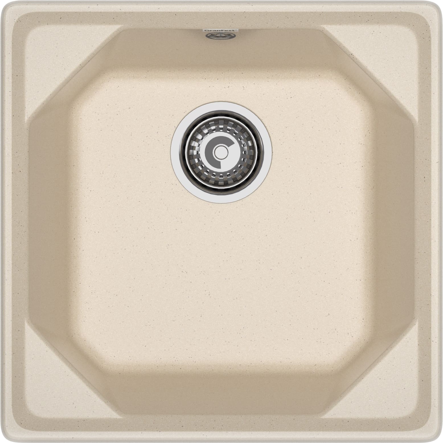 Кухонная мойка GRANFEST UNIQUE U-500 кашемир - фото