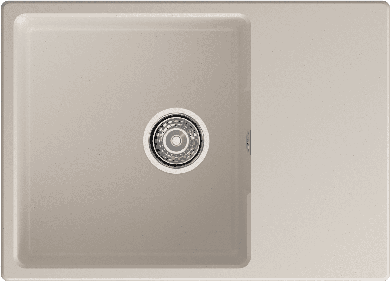 Кухонная мойка GRANFEST URBAN UR-668L белый - фото