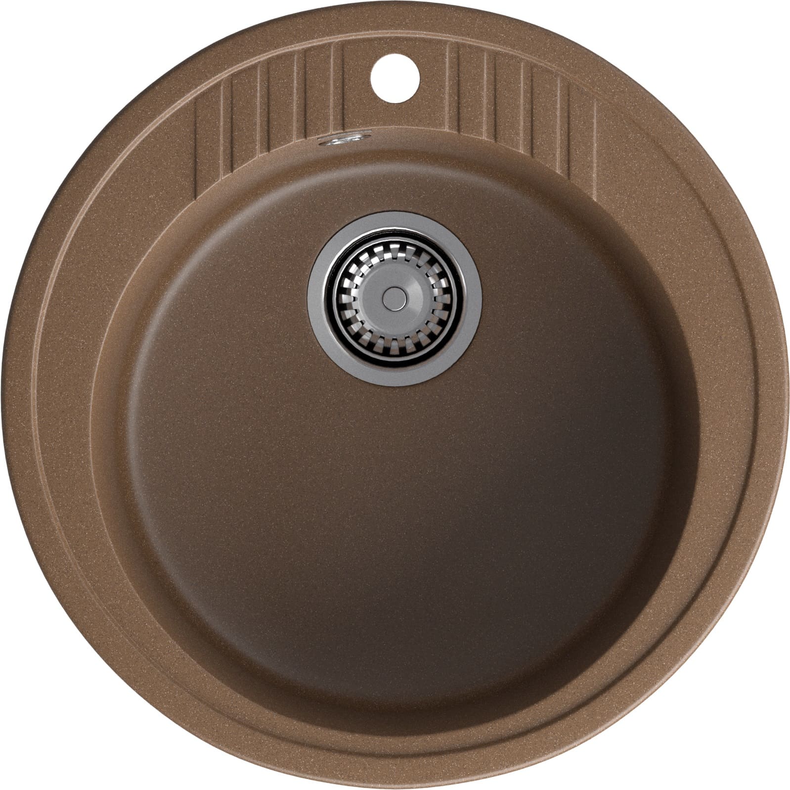 Кухонная мойка GRANFEST RONDO R-520 терракот - фото