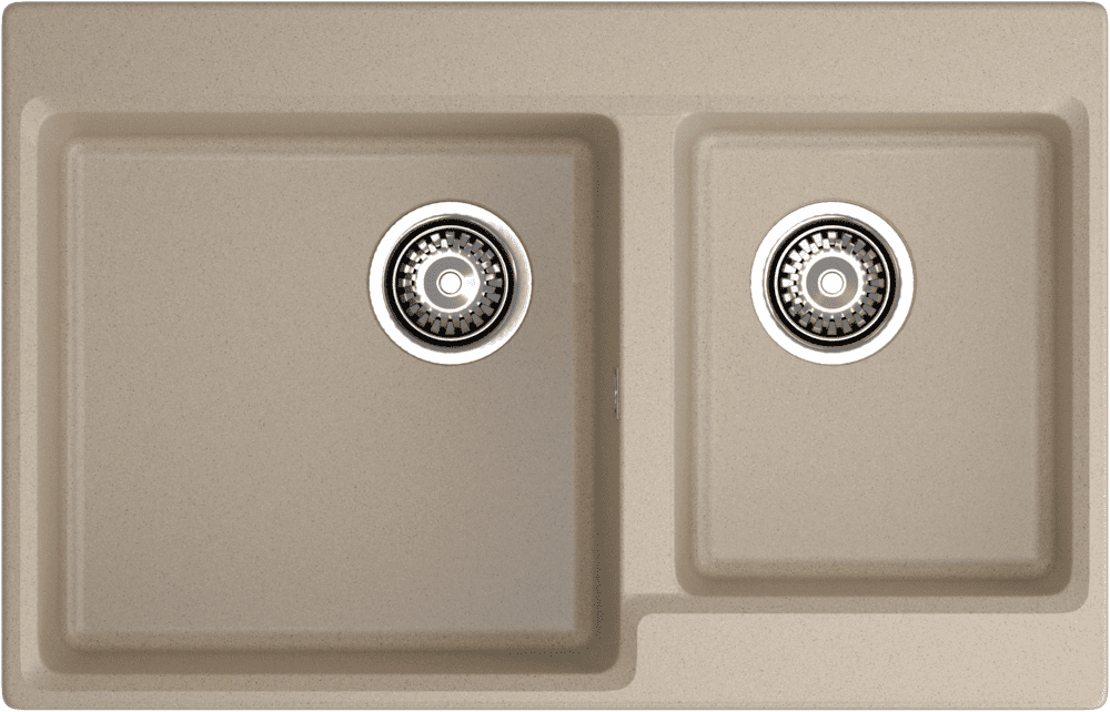 Кухонная мойка GRANFEST LEVEL LV-780K песочный - фото