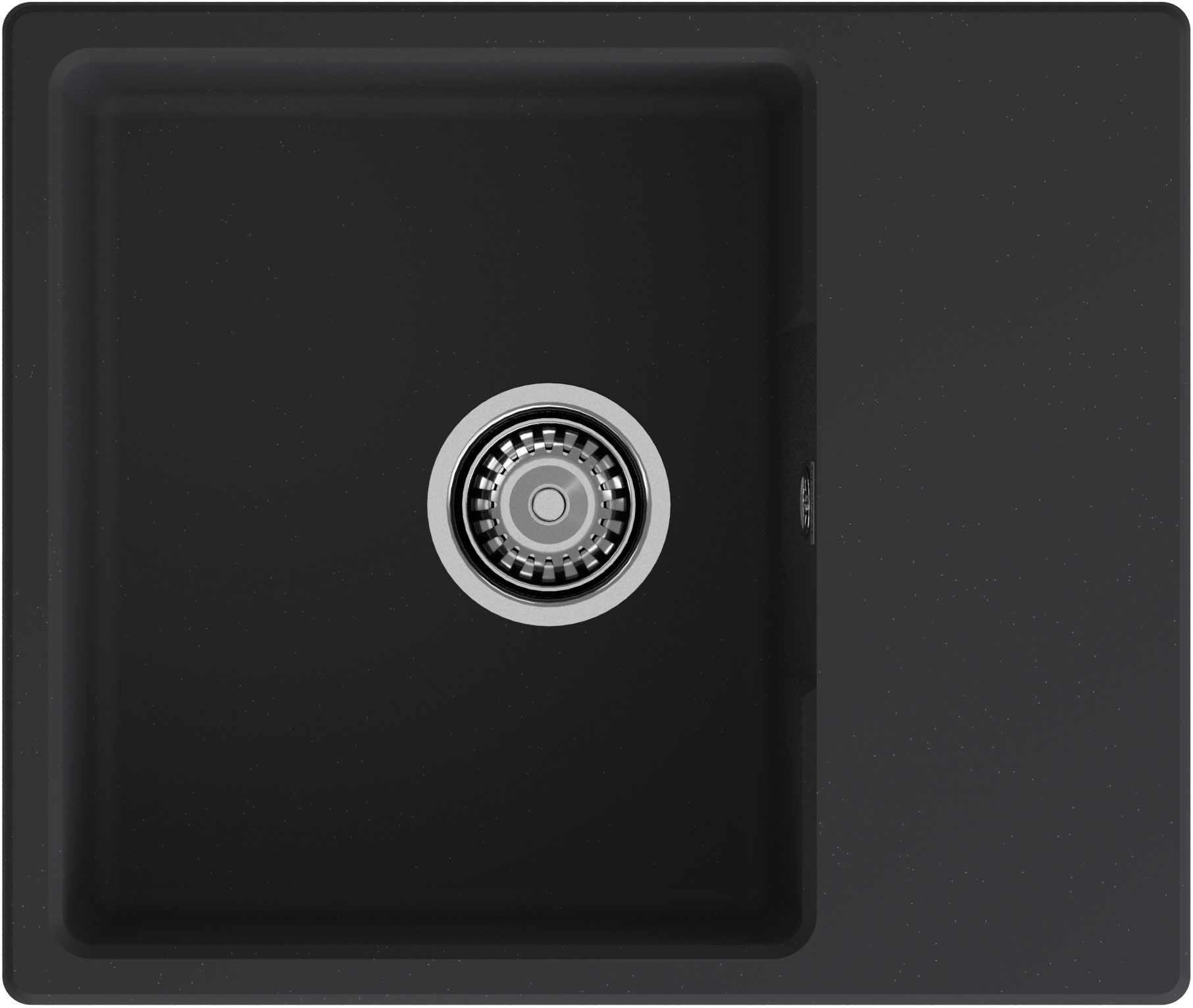 Кухонная мойка GRANFEST URBAN UR-658L черный - фото