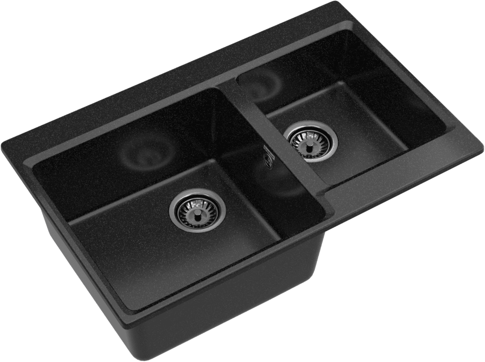 Кухонная мойка GRANFEST LEVEL LV-780K черный - фото2