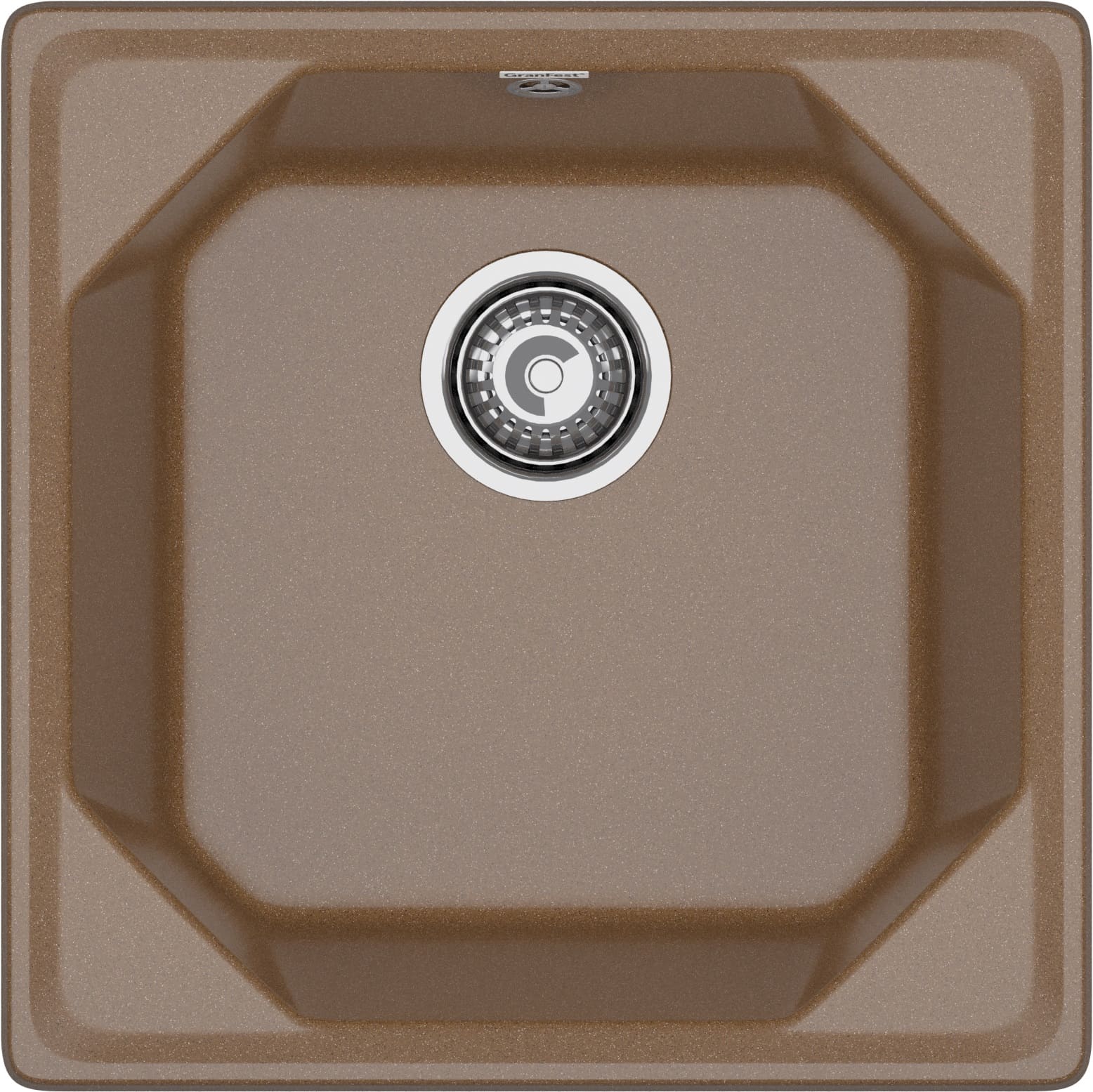 Кухонная мойка GRANFEST UNIQUE U-500 терракот - фото